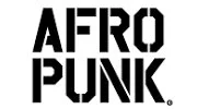 AFROPUNK logo in black text on a white background.