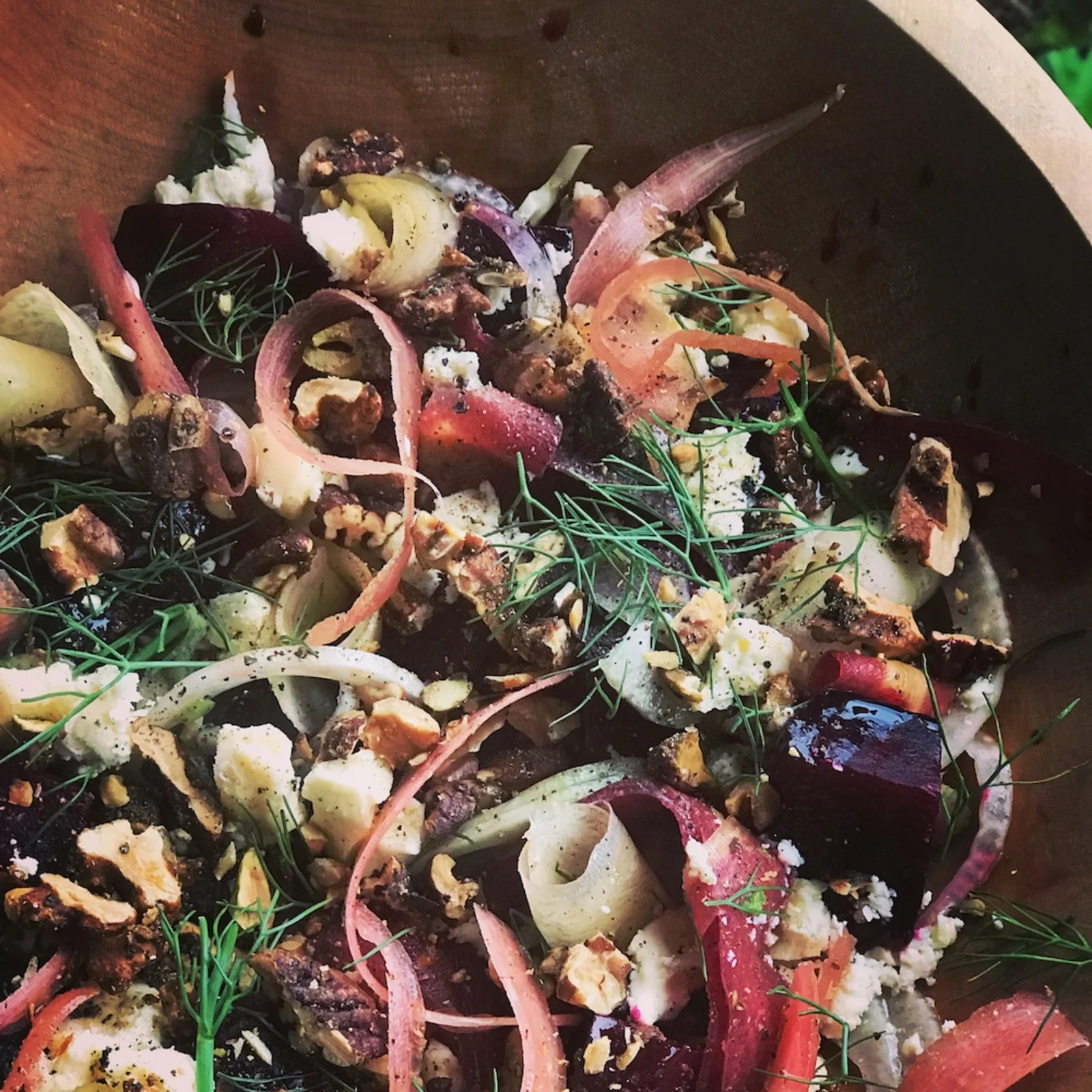 Beet and Walnut Salad