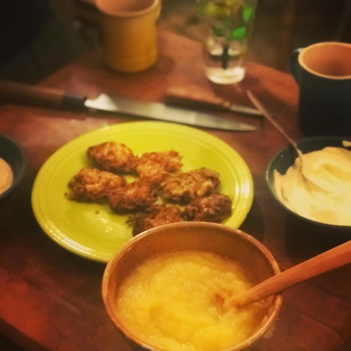 Schatz Family Latkes and Apple Sauce