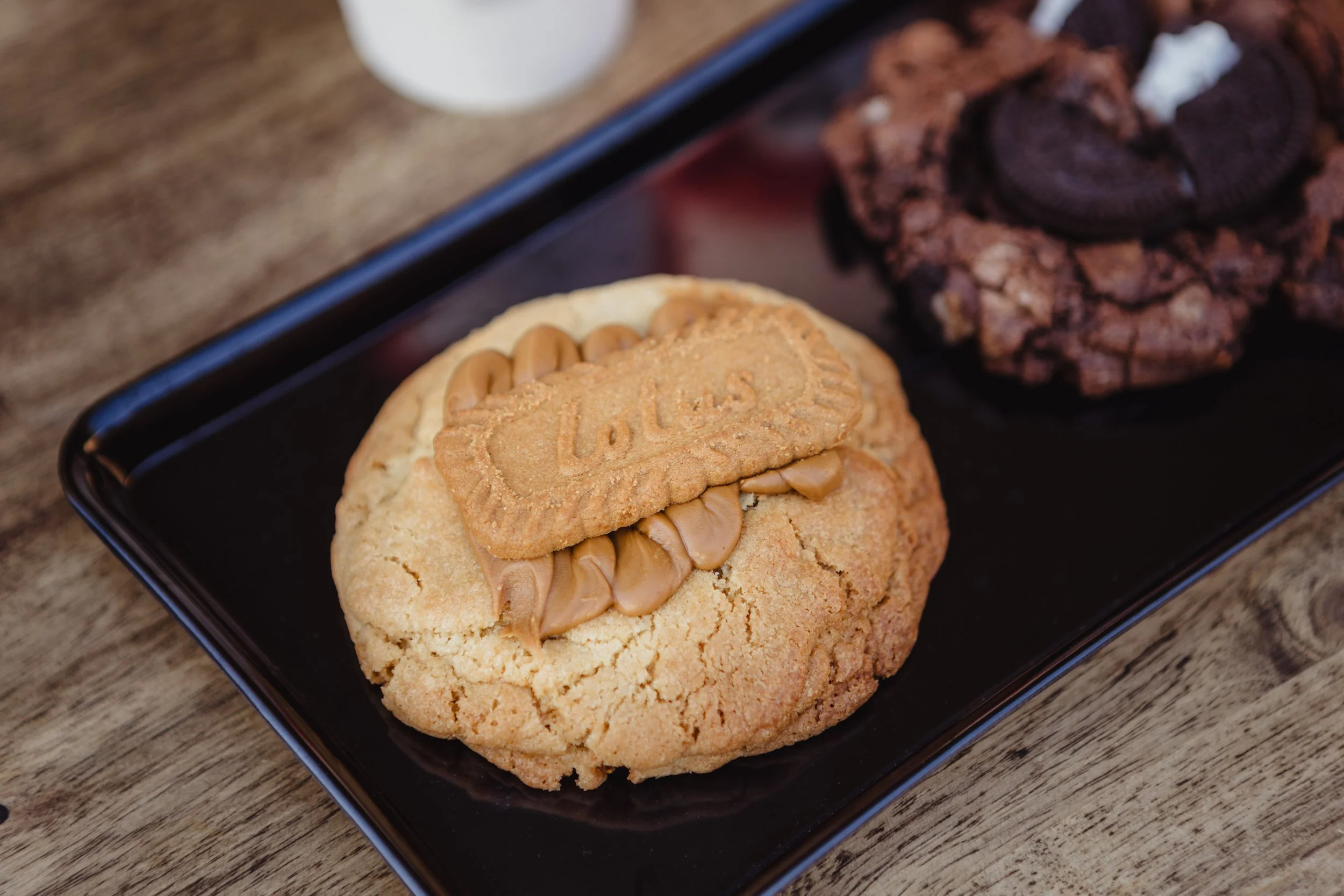 A biscoff cookie