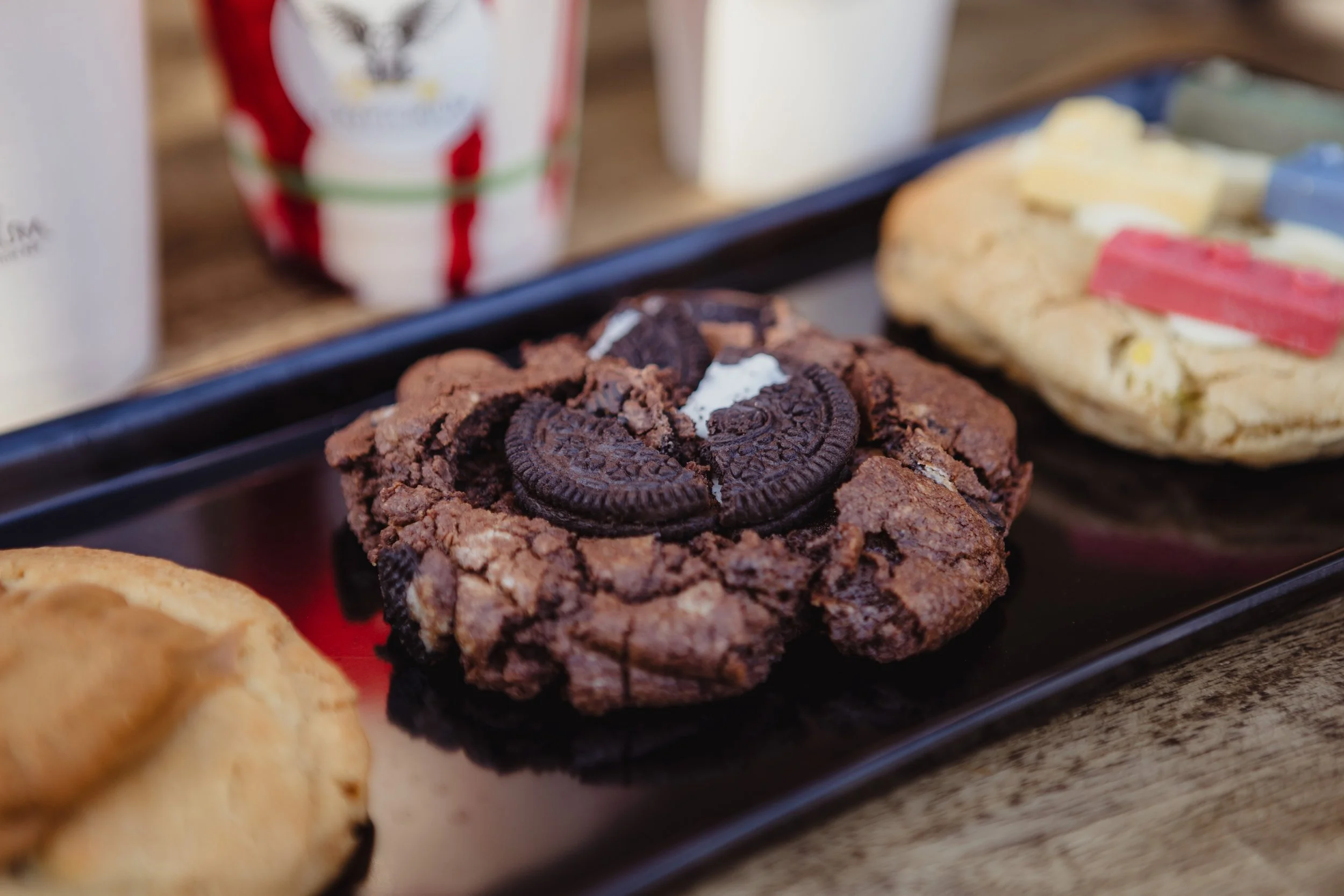 an Oreo cookie