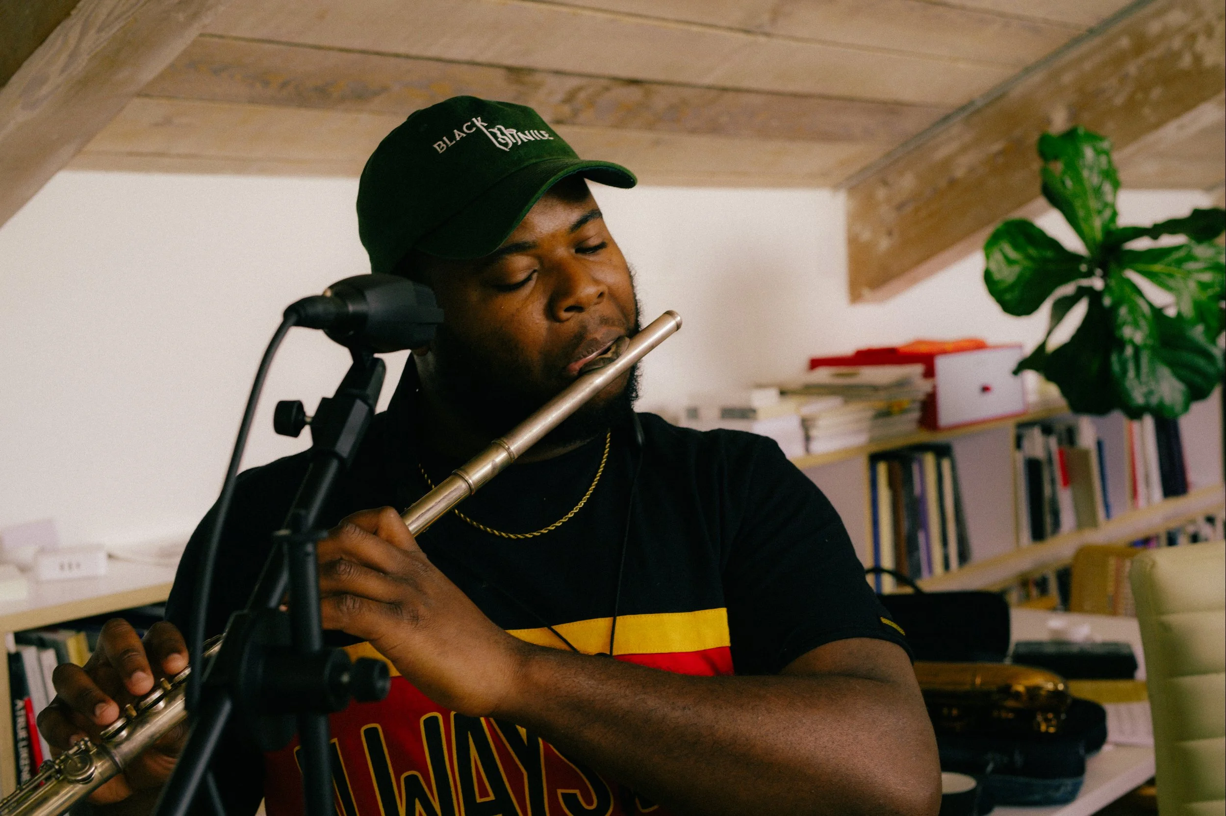 Aaron Shaw playing Flute in The Frequency of Jazz