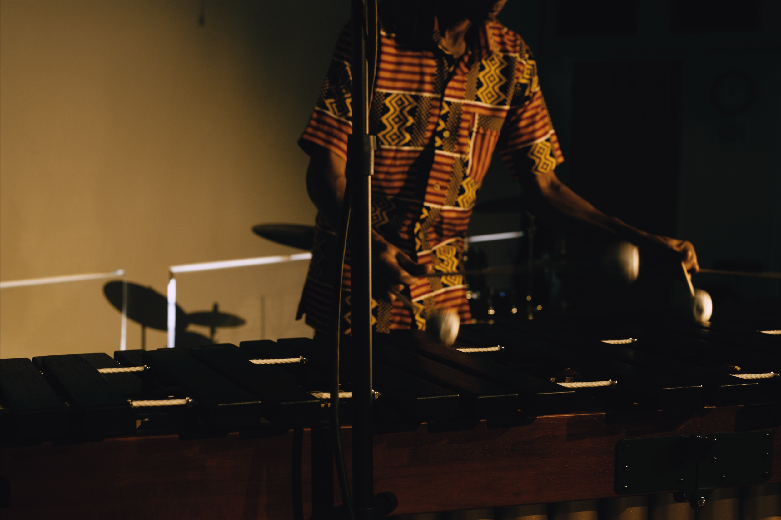 Aaron Grooves playing Marimba for The Frequency of Jazz