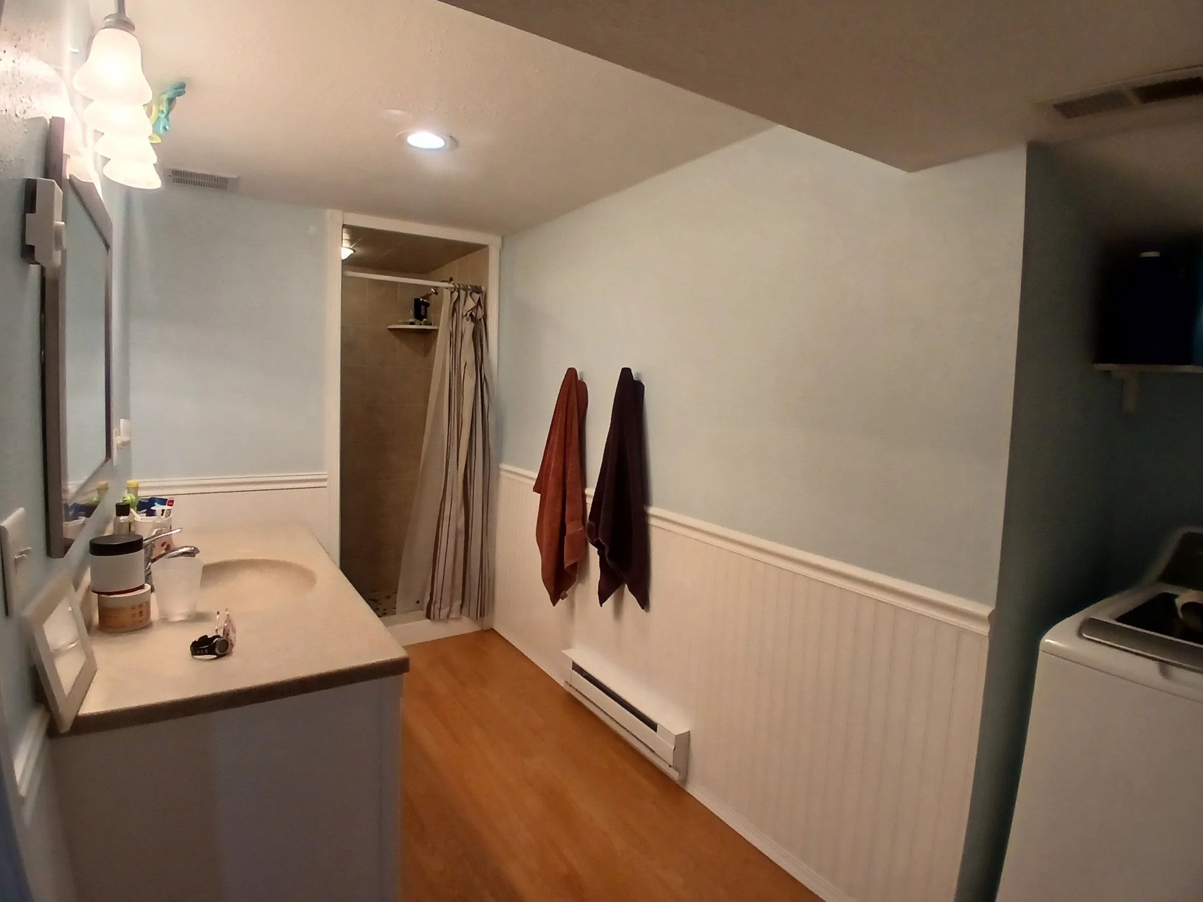 New paint, trim & wainscoting 