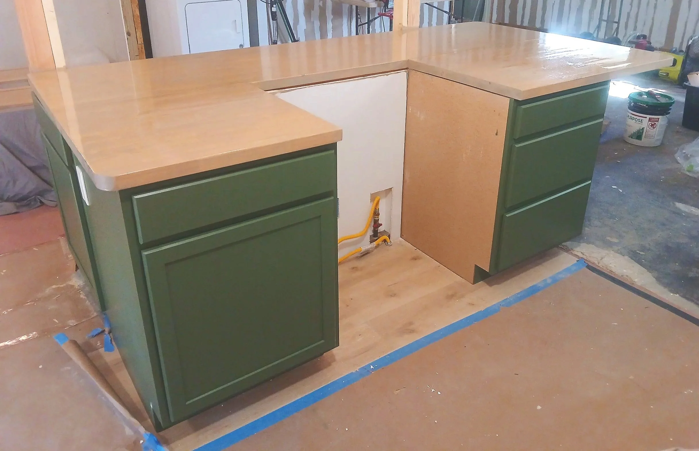 Paint cabinets
