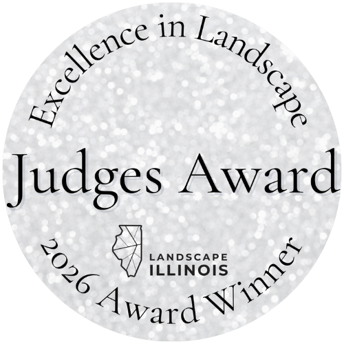 excellence in landscape judges award 2026 illinois landscape pappas company construction landscape design badge