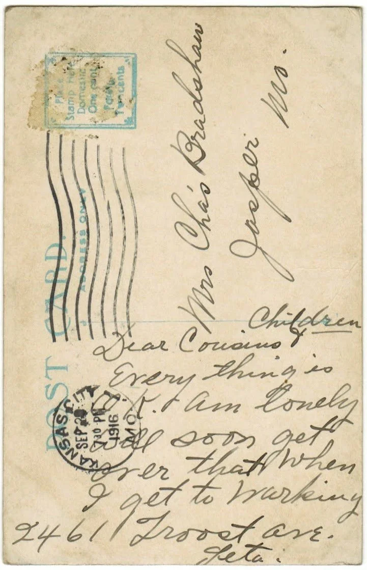 The Livestock Exchange Building & Kansas City Stockyards - Postcard 3044b - View of the Livestock Exchange Building - Kansas City History.jpeg