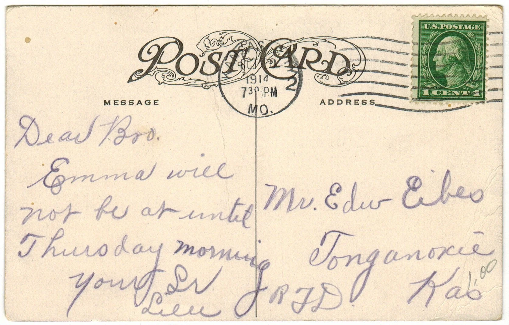 The Livestock Exchange Building & Kansas City Stockyards - Postcard 3020b - View of the Stockyards - Kansas City History.jpeg