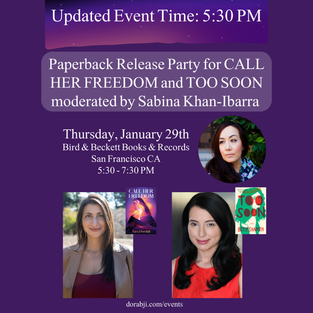 Tara Dorabji & Betty Shamieh Paperback Release Reading