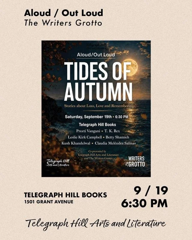 Telegraph Hill Books Reading: Aloud/Out Loud with The Writers Grotto