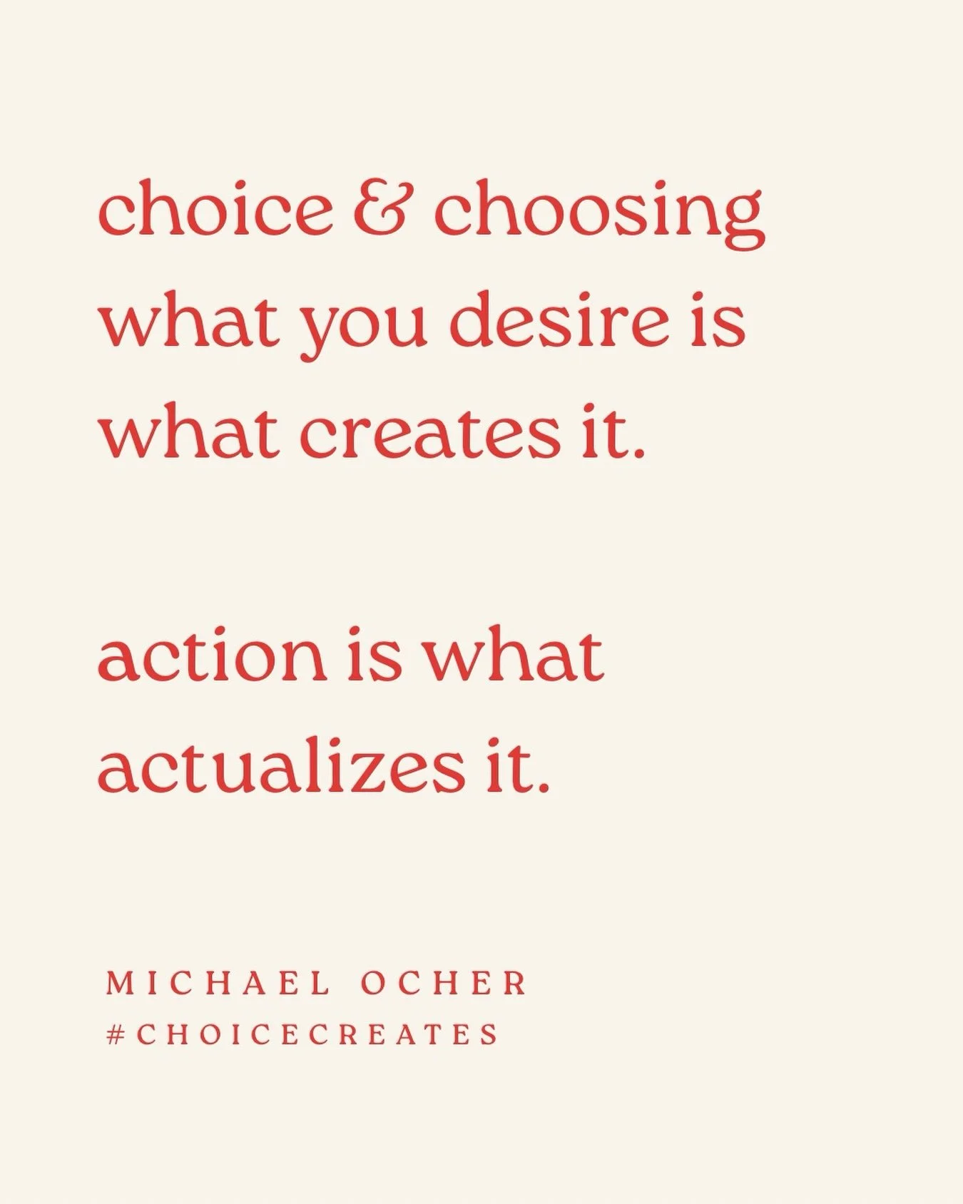 choice &amp; choosing what you desire, is what creates it.
Action is what actualizes it.

#ChoiceCreates
#ChoosingYou
#ConsciousCreation
#EnergyFollowsChoice
#BeTheSource
CreateYourLife
AccessConsciousness
AwarenessIsKey
FollowYourKnowing
ActualizeYo