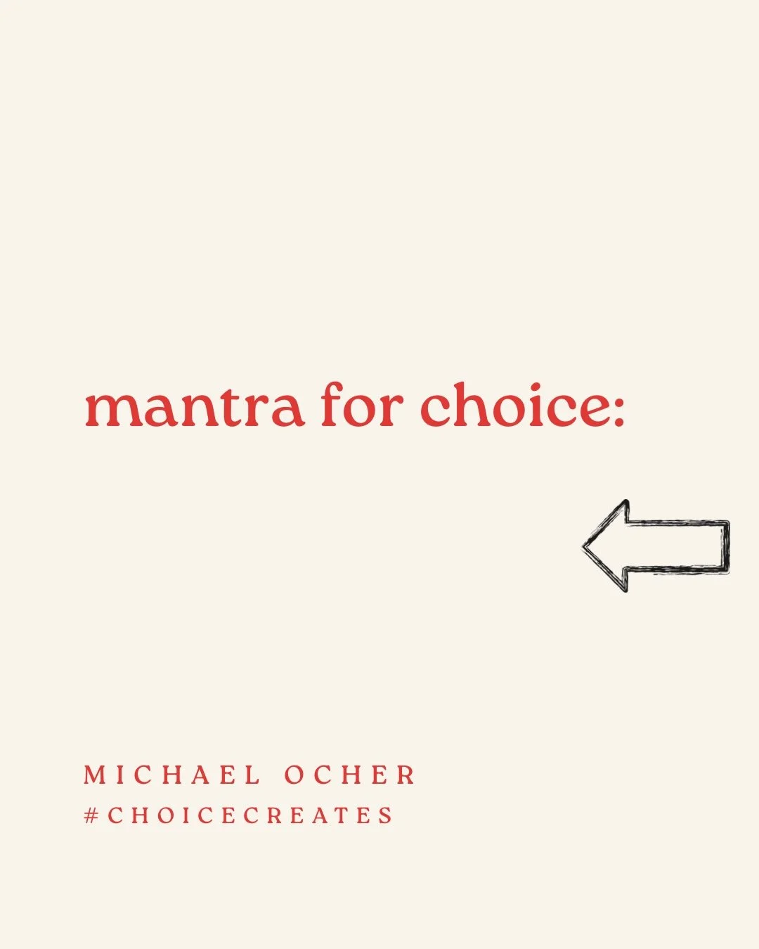 In a constant state of choice