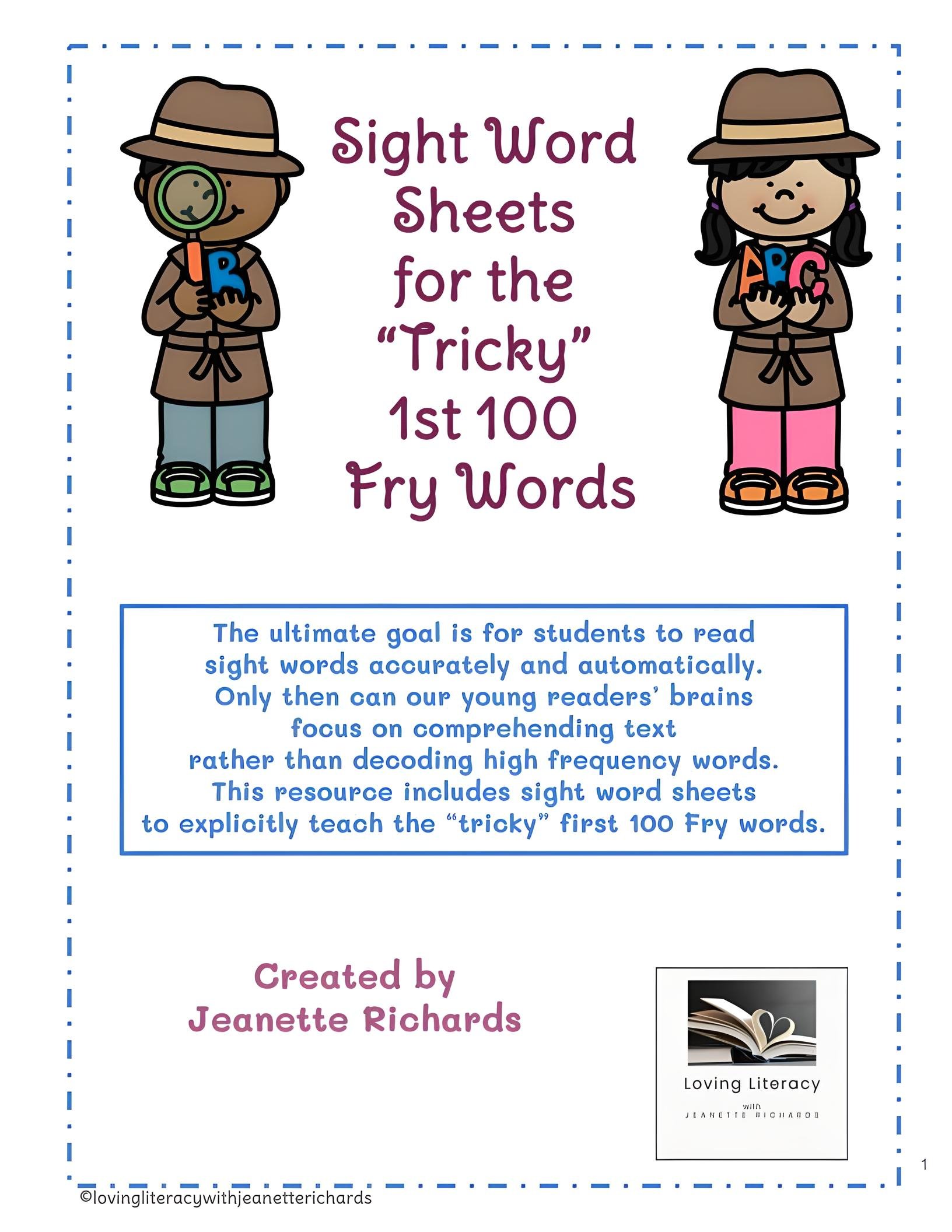 Sight Word Sheets Resource image.jpg