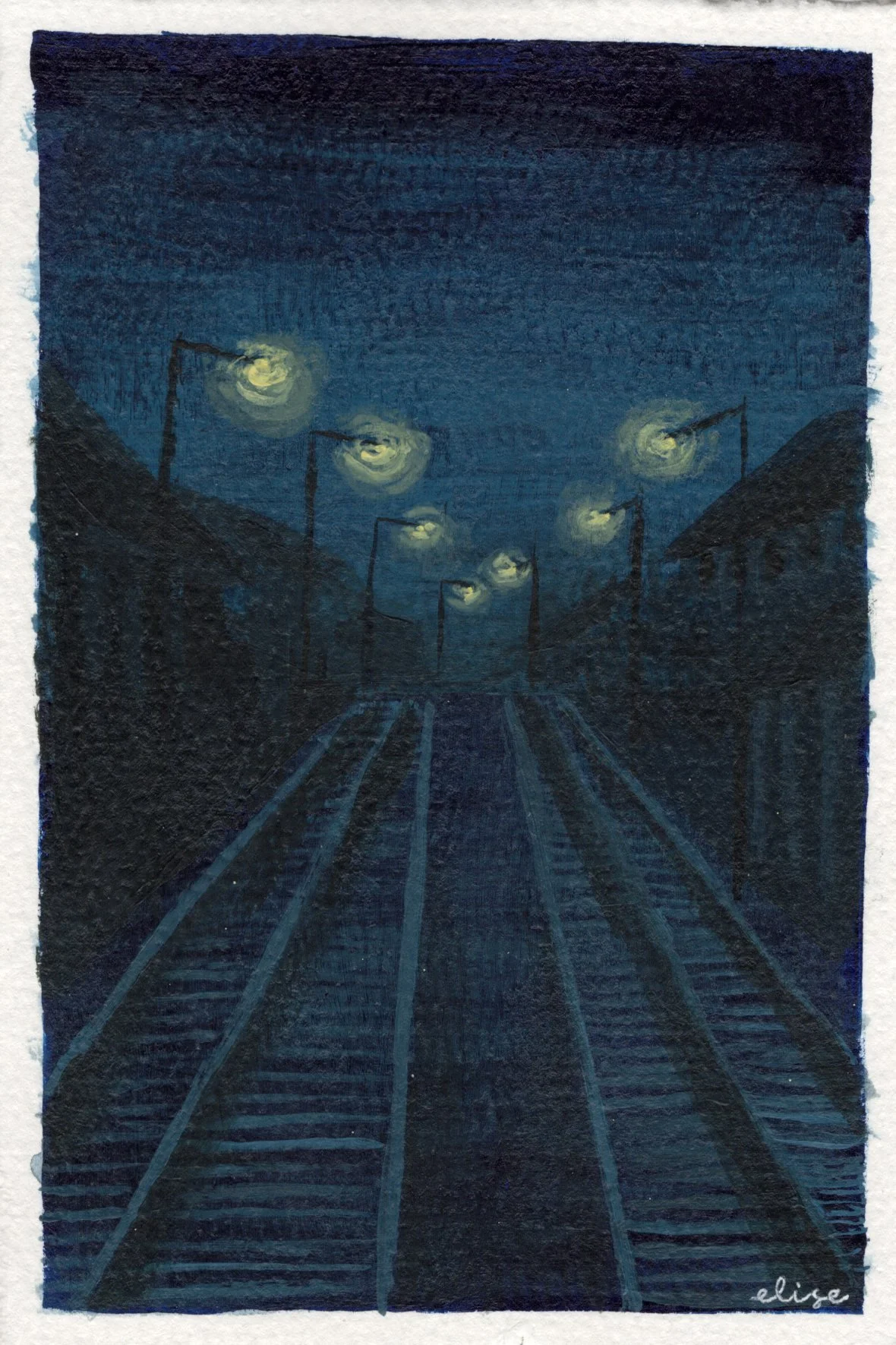 One Night Train From Here Print