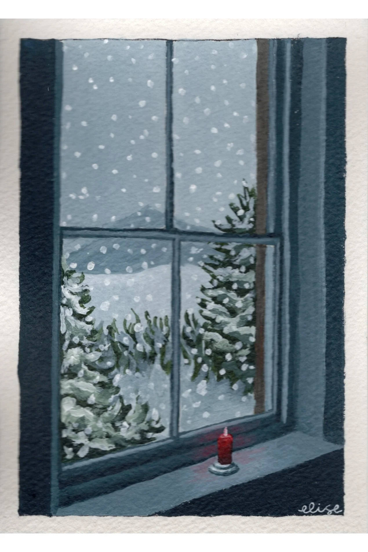 Winter Window Print