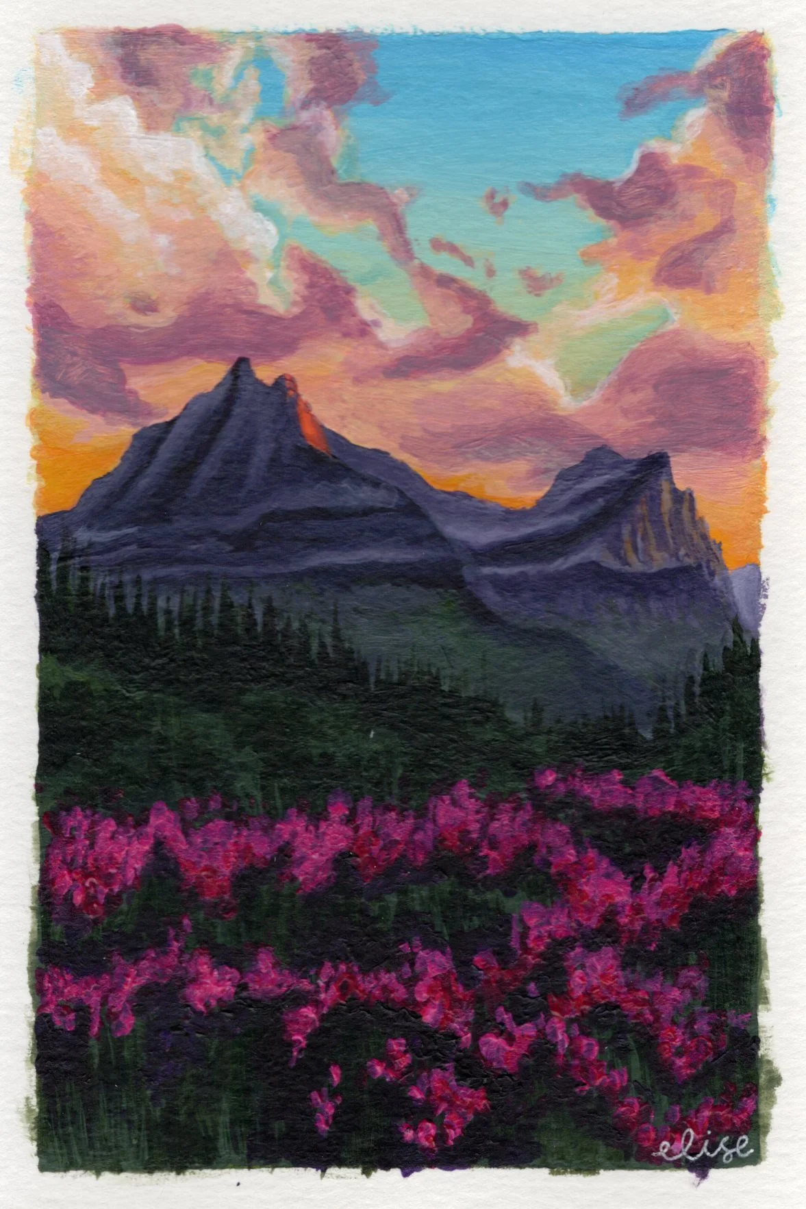 Sunlight on the Rockies