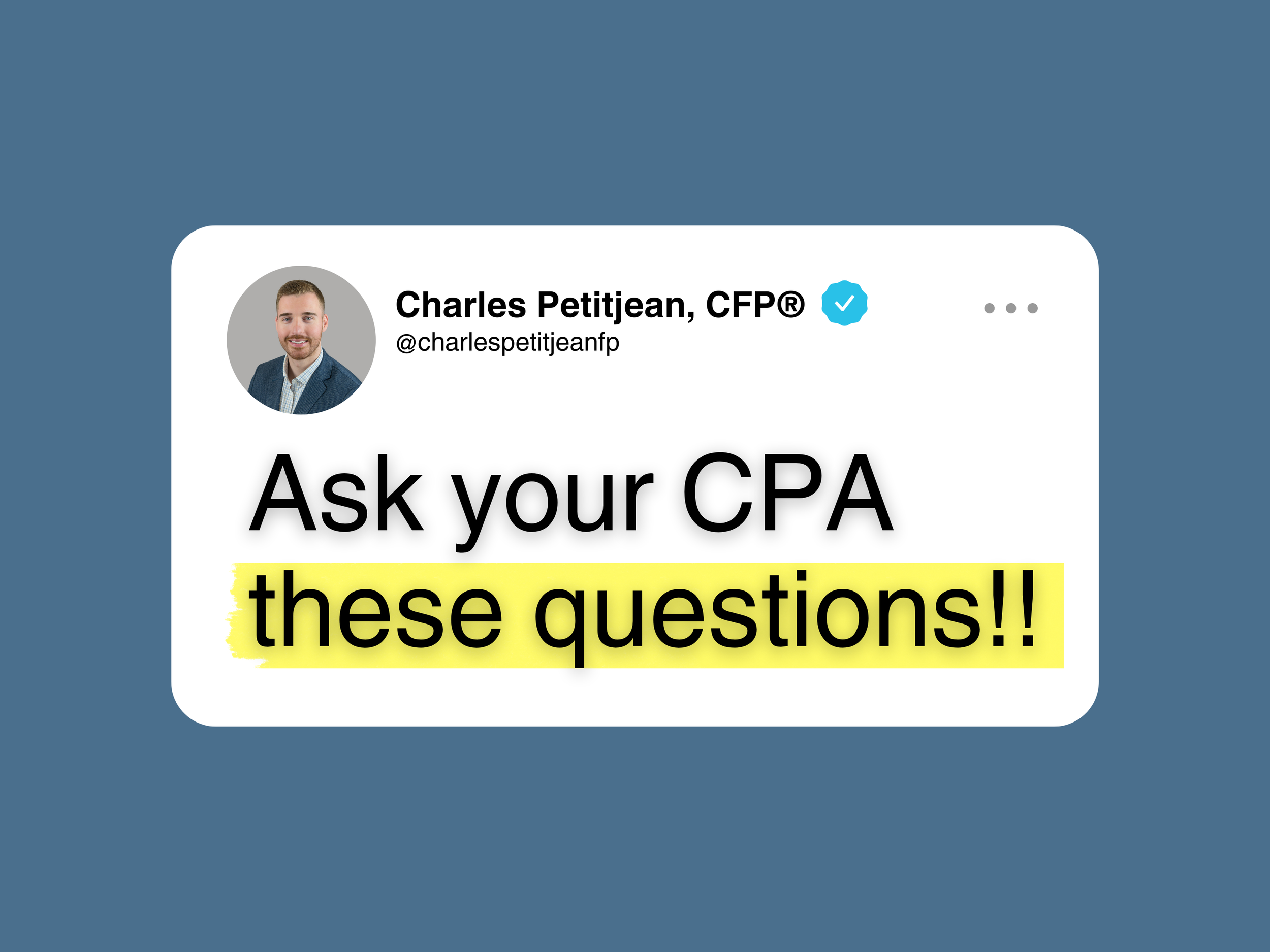 The Tax Questions Worth Asking Your CPA