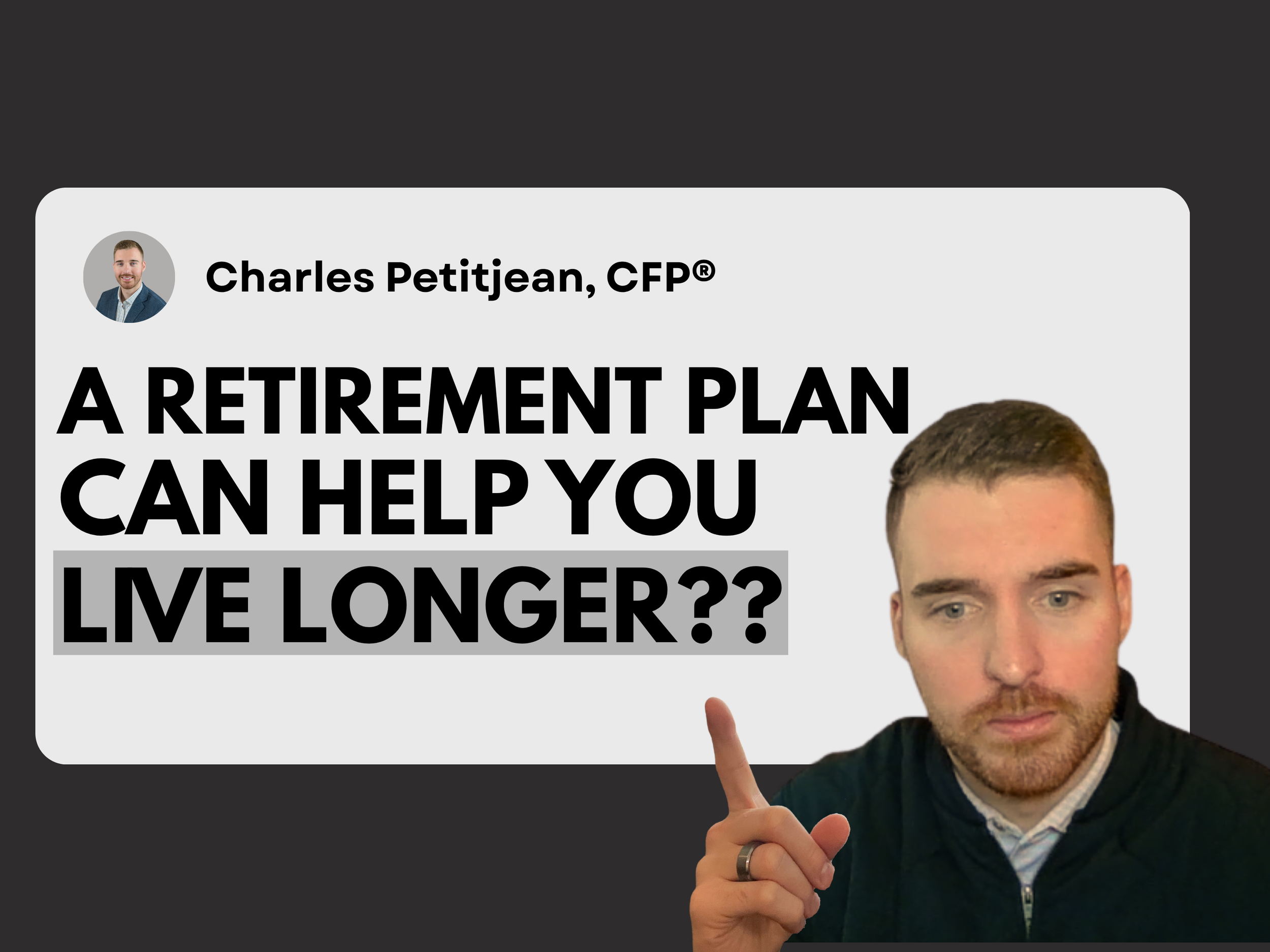 Can a Retirement Plan Actually Add Years to Your Life?