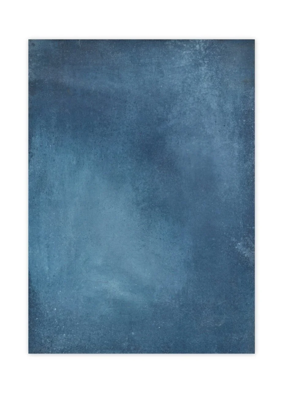 TBN811865 Blue Speckled Canvas | 59" x 43"