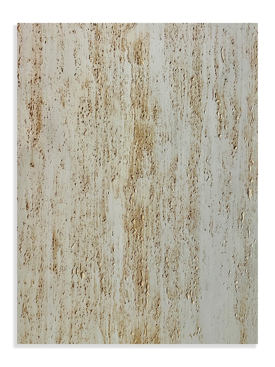 N205 Faux Travertine with Gold | 24” X 37”