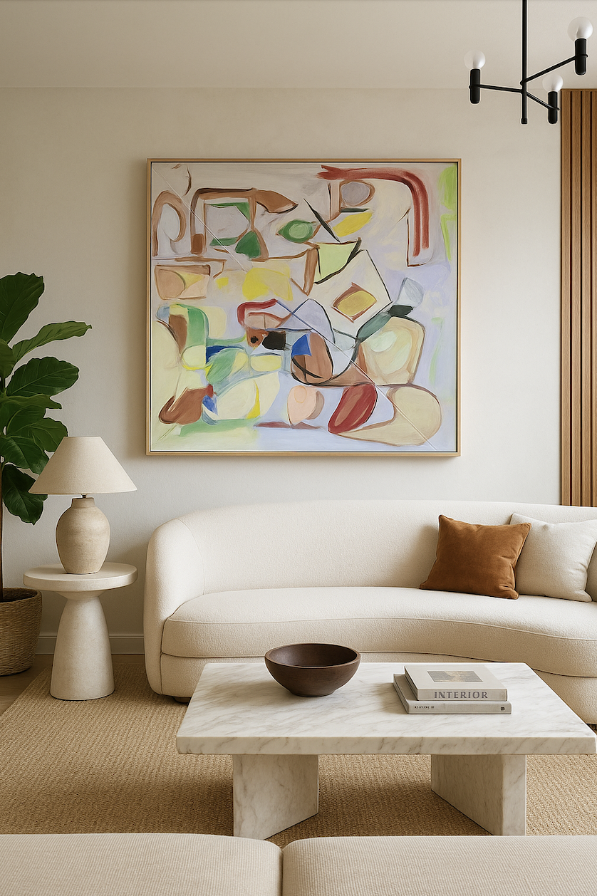 Kaleidoscope - 60" x 60" | Acrylic on Four Part Canvas