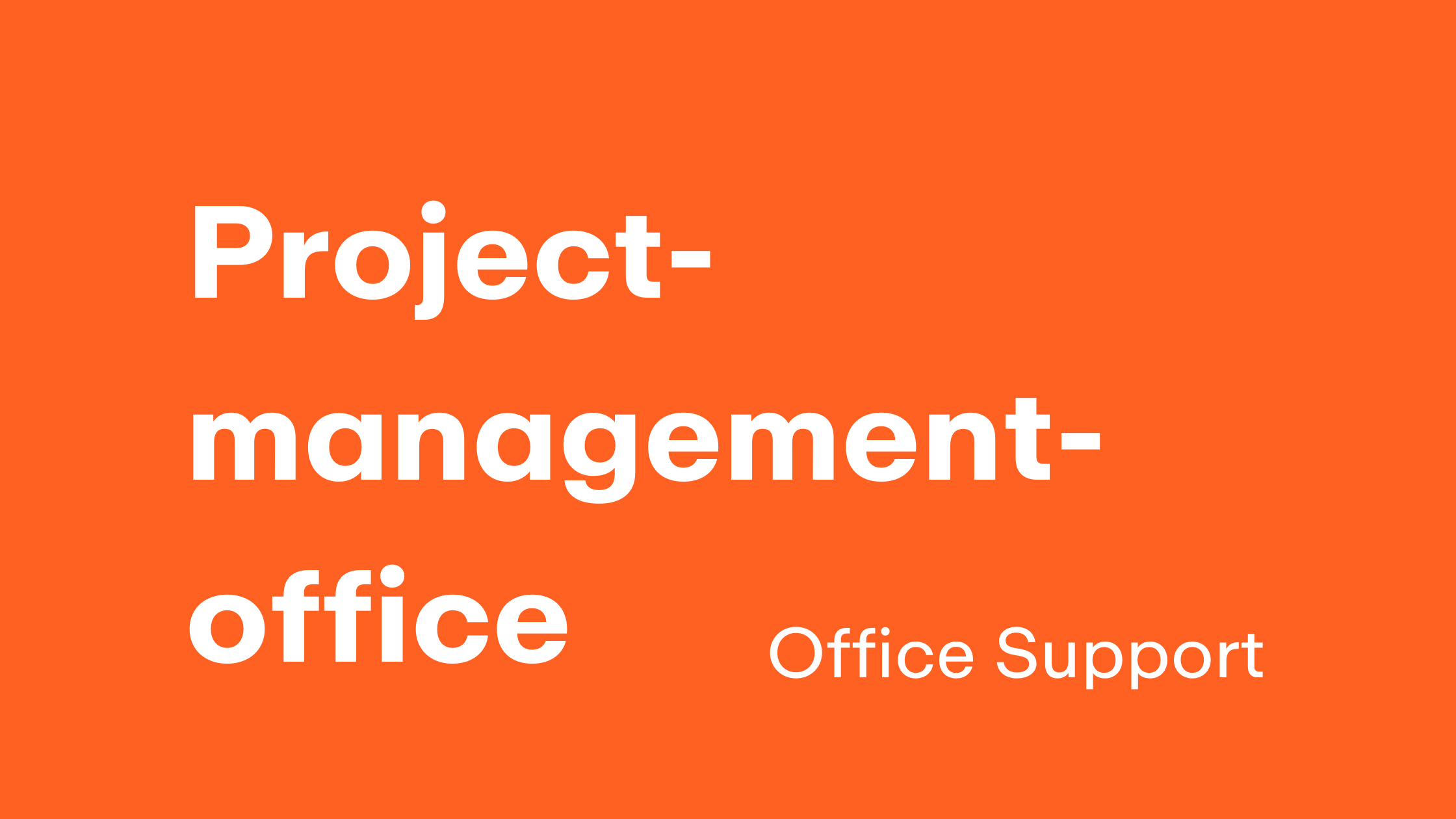 Freelance Project-management-Office 