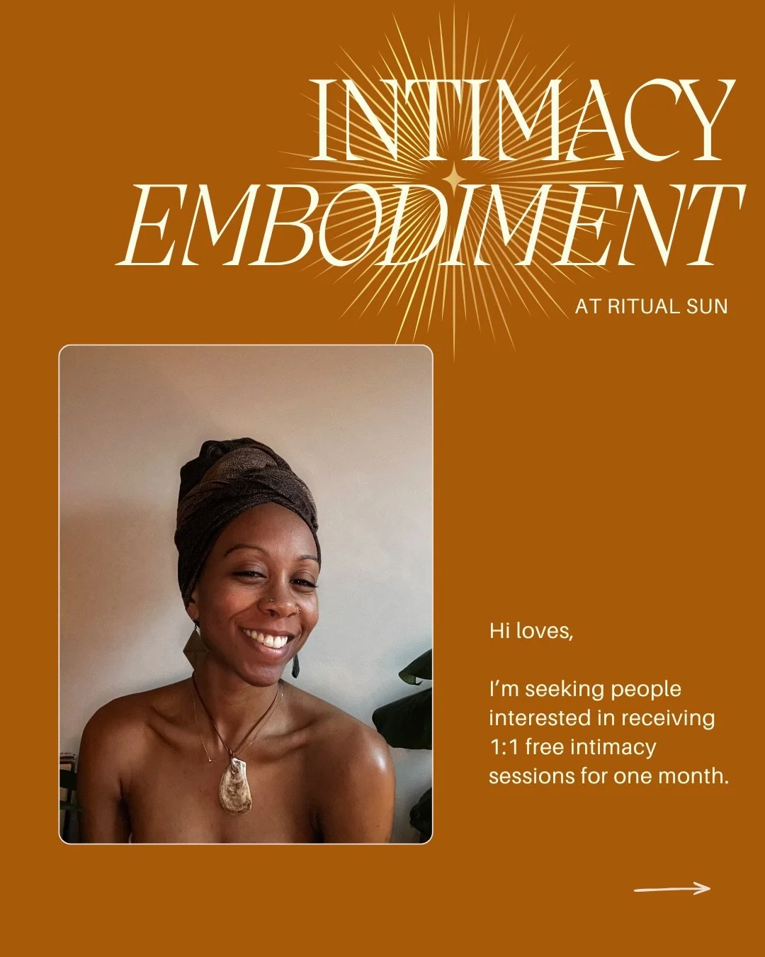 very excited to be sharing this March offering with y&rsquo;all❤️&zwj;🔥 I&rsquo;m looking for 2-3 people who want to tap into more intentional levels of intimacy by receiving 1:1 virtual support from yours truly for the month of March.

intimacy is 
