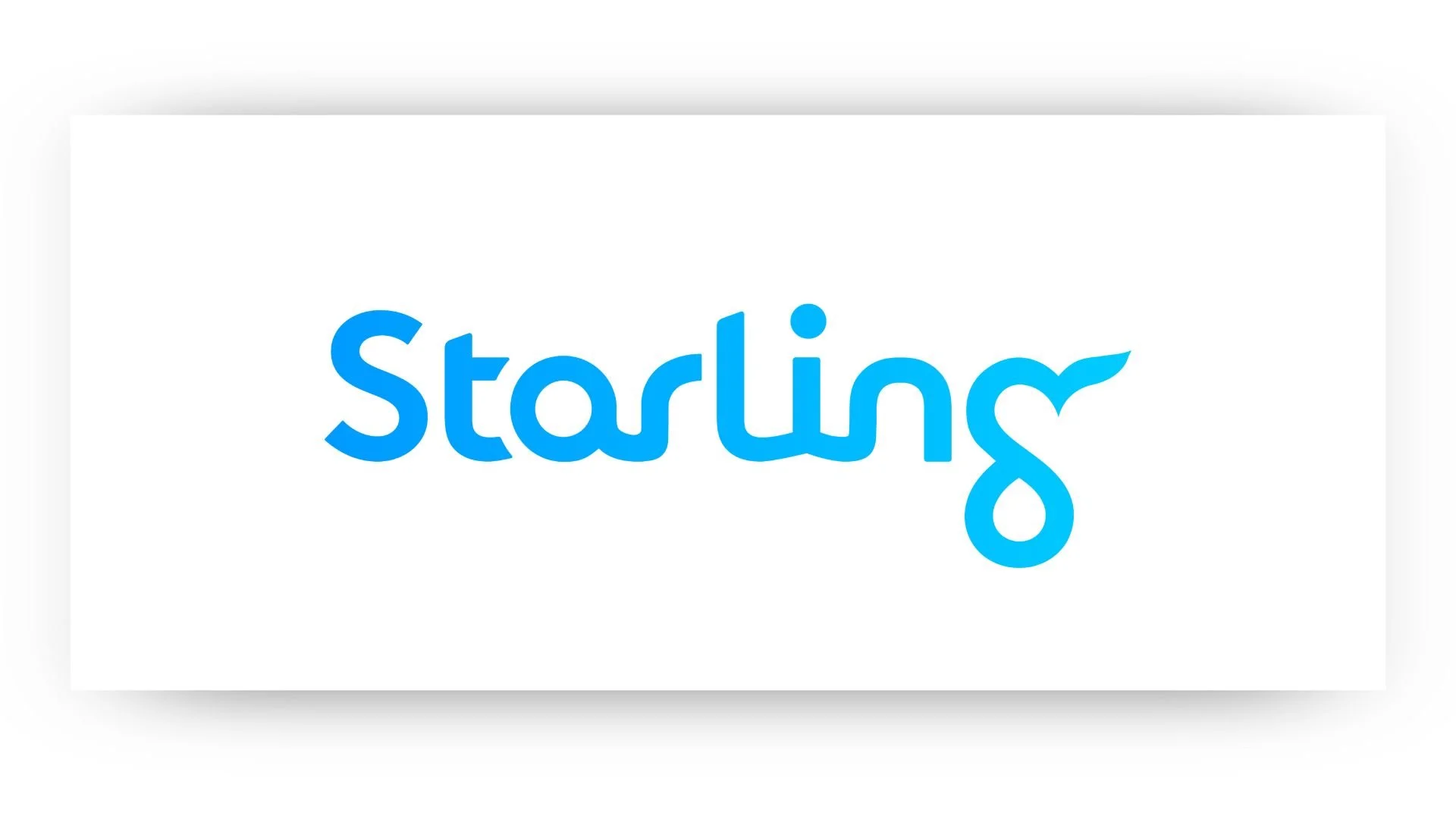 The word "Starling" written in blue stylized font with a bird shape integrated into the letter 'g' on a white background.