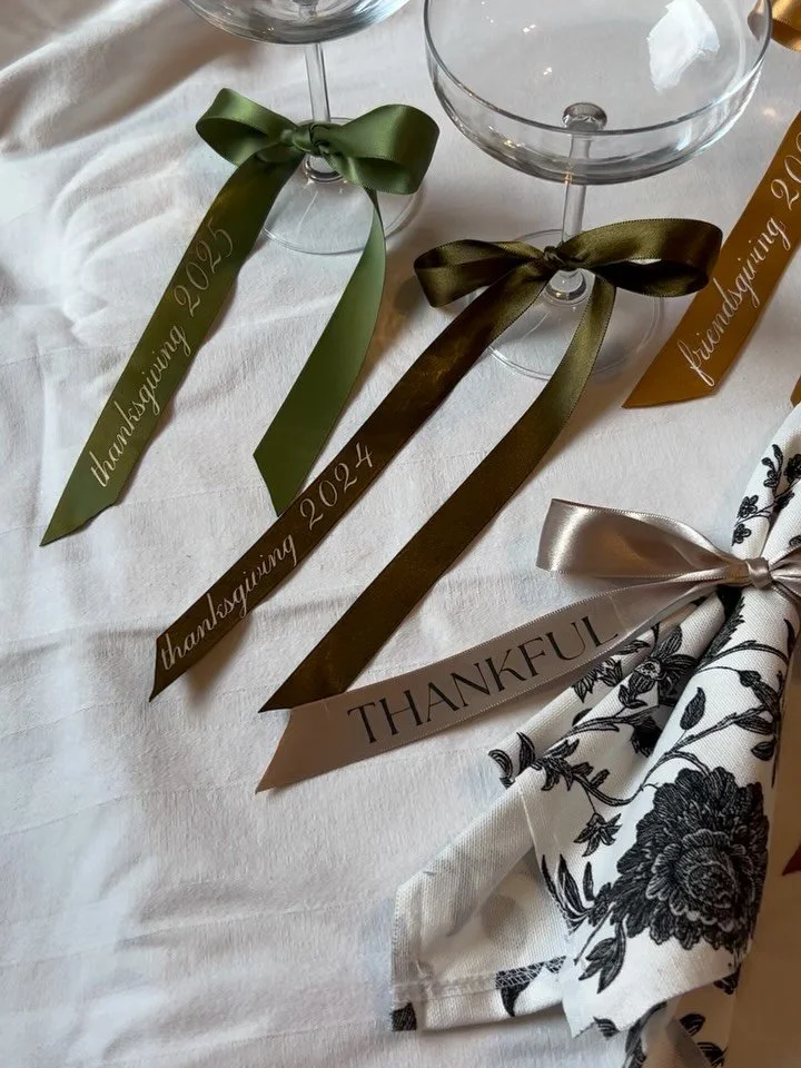 Added some new colors to thanksgiving ribbons this year! 🍂🍁🦃 🎀
.
I won&rsquo;t be doing unlimited ribbons this year, there are limited quantities! So get your orders in while you can! 
.
Etsy.com/shop/thecartsocial 
.
#etsy #custom #ribbons #than