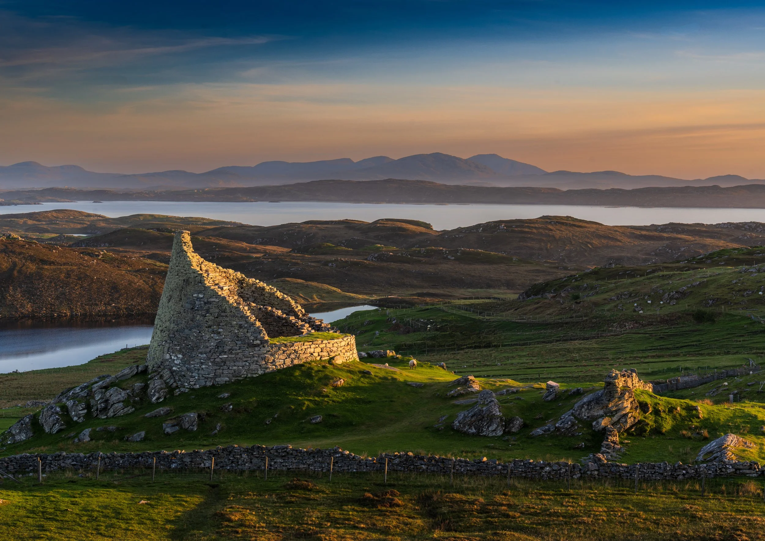 A perfect Summers evening at the Broch