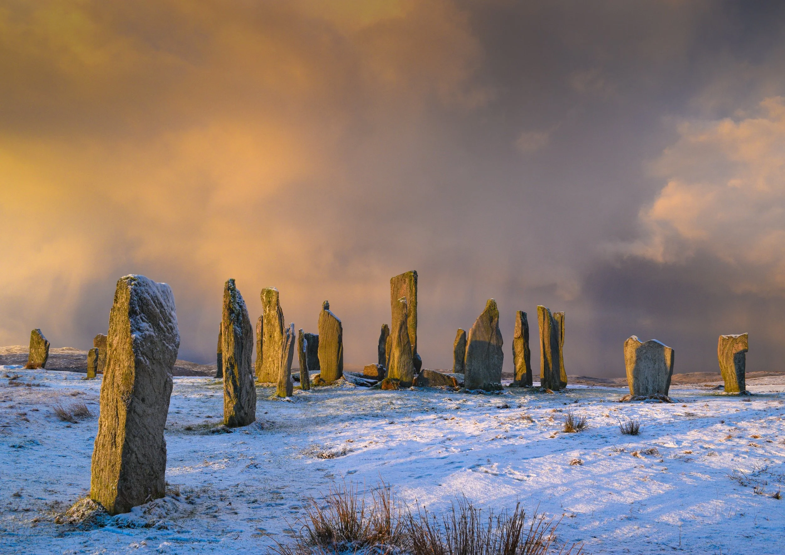 Snow Storm at Sunrise