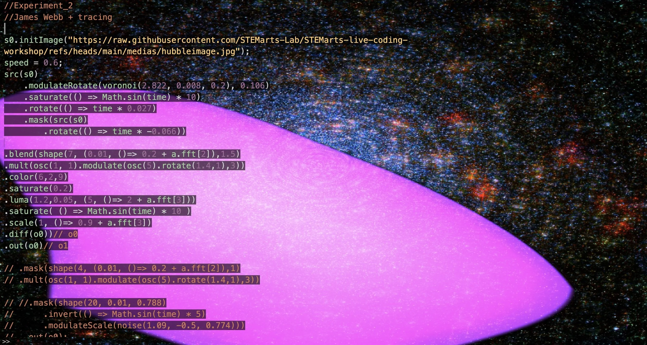 Live Coding VJ Performance