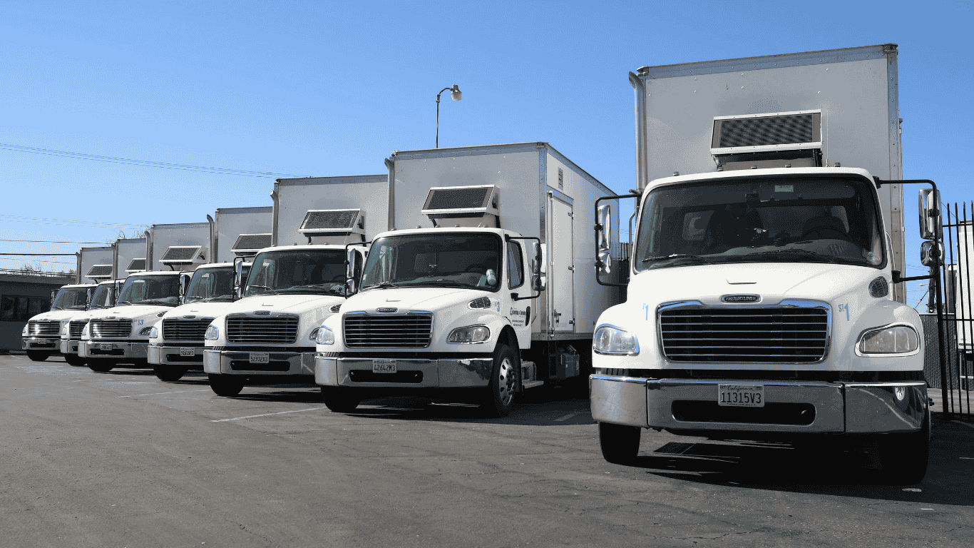 Paper Recycling & Shredding Specialists Inc. Fleet of Mobile shredding trucks