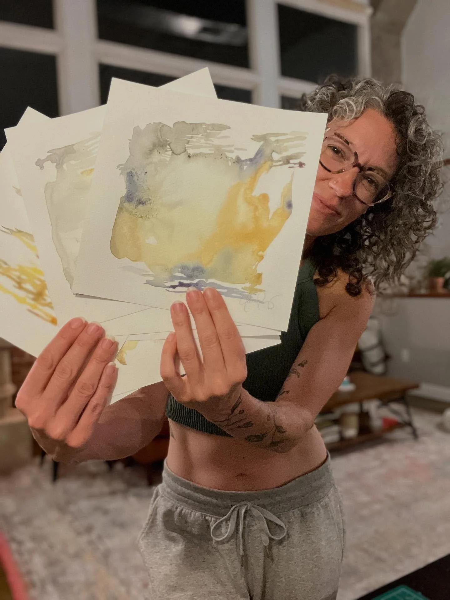 I get a lot of questions about how I create my work. 
In August, I did my first live painting. This was with @jenallenmusic. When I was unpacking from the event, I decided to record and walk through what I did to prepare and create. 
This was an amaz