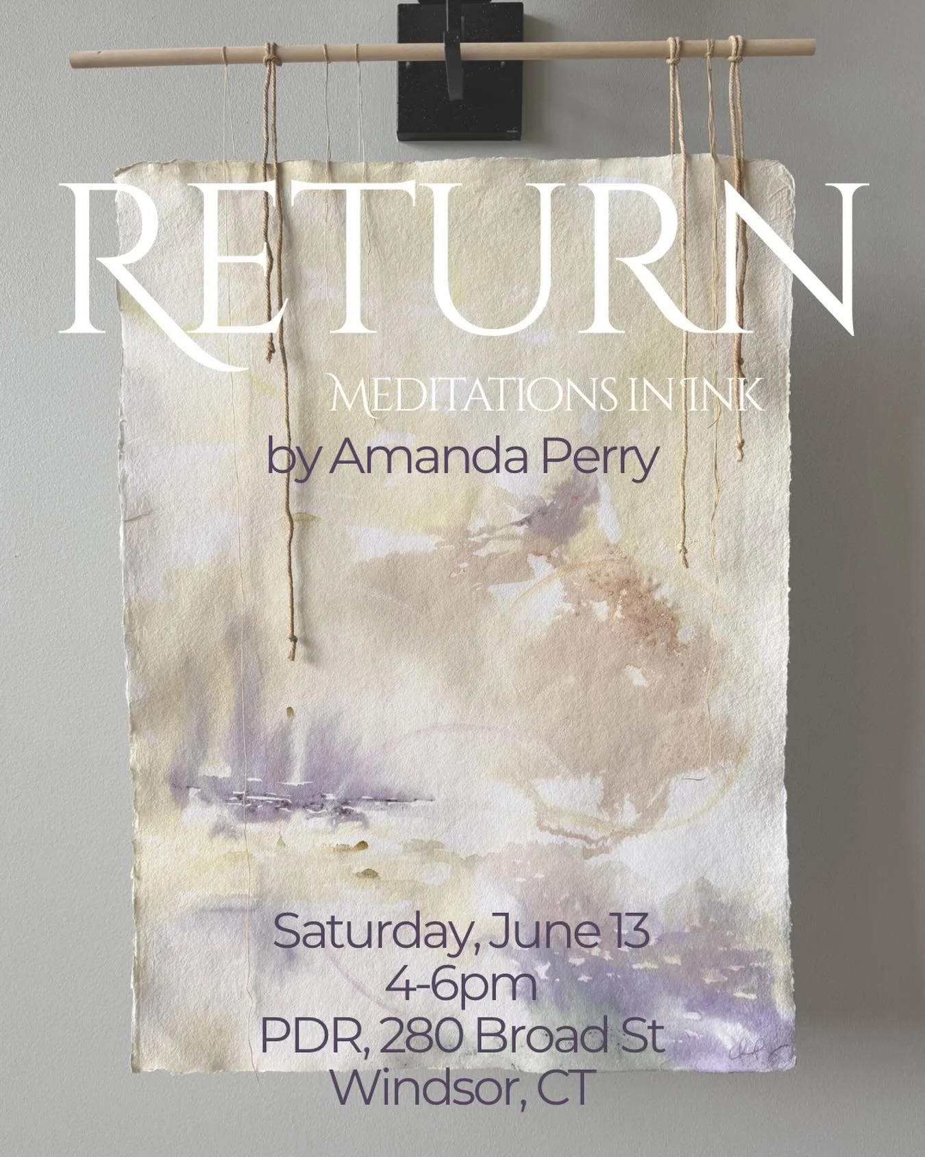 🤍2026 Solo Show Announcement🤍
I&rsquo;m so excited to announce a pop-up solo exhibition of my artwork.

The show will feature new pieces, including a new body of work titled RETURN, along with album artwork created for @aumen_music.

Opening recept