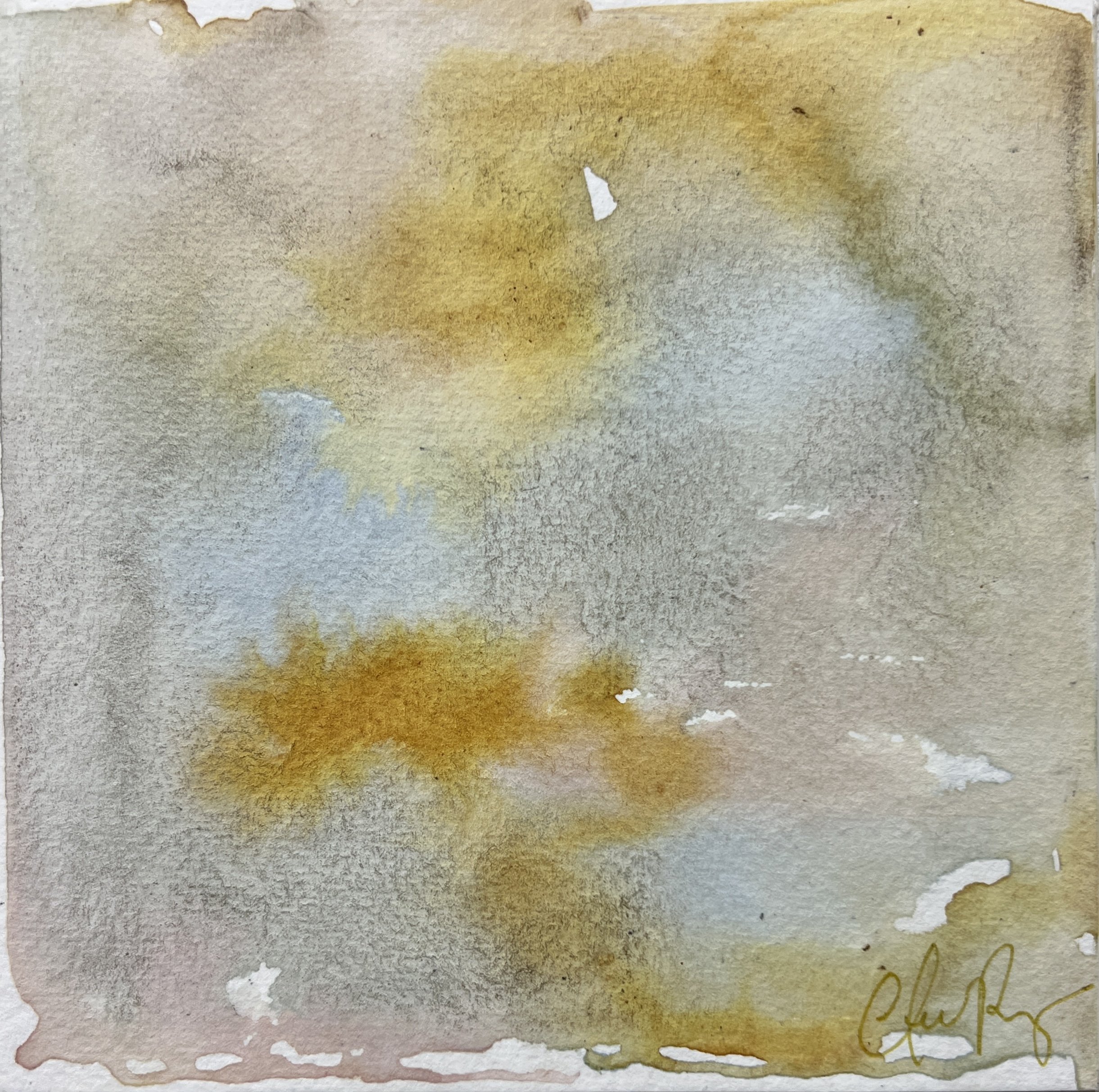 "Mahler's 5th - 4th movement blend test" | Natural inks created from: Purple heart (enduring love), Ninbark (hope), Marigold (inner richness), Morning glory (mystery), Red cabbage (quiet passion) | Artist: Amanda Roy | 2024 | Meditation: "Symphony 5