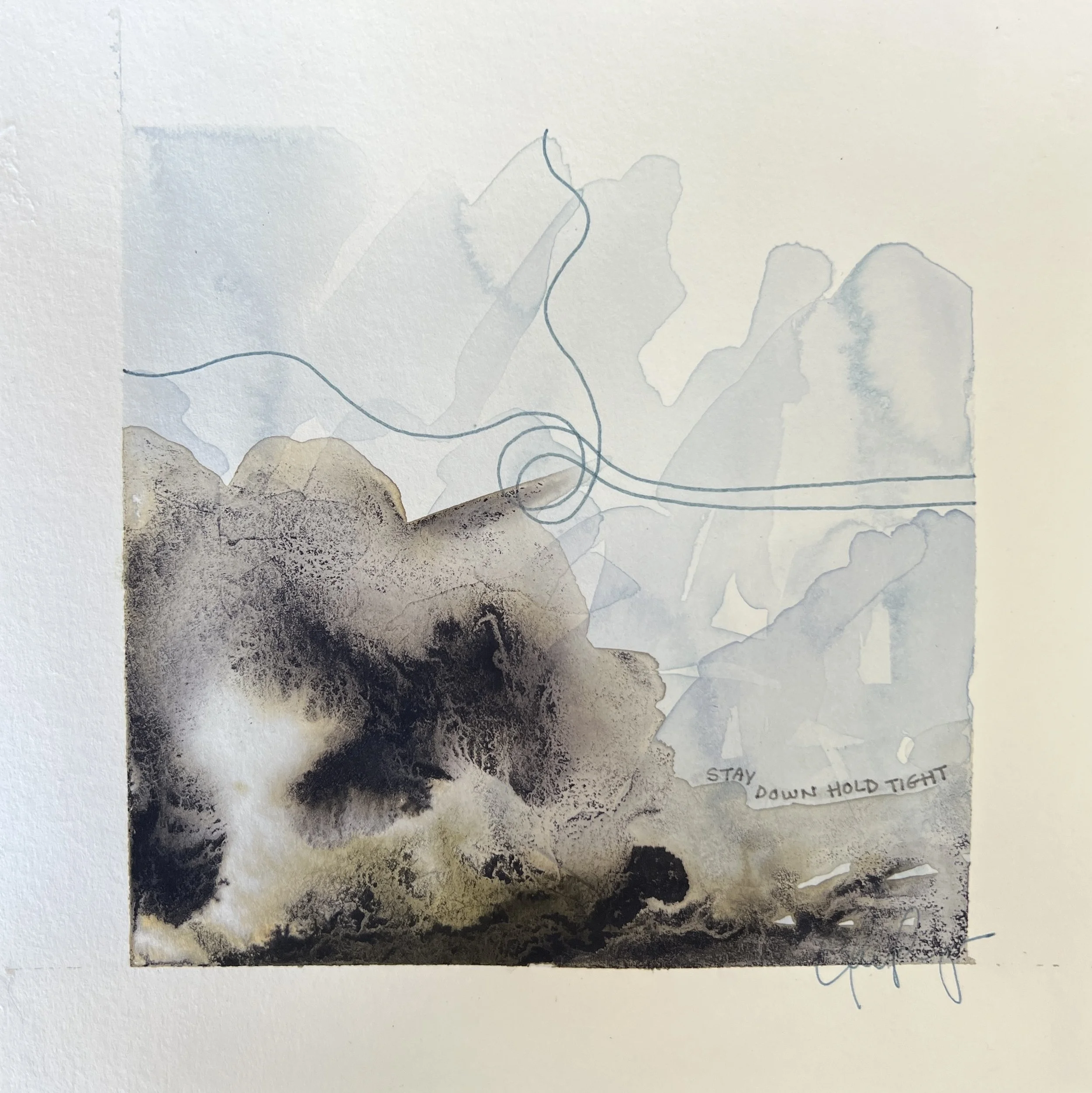 "Eye 2 Eye" | Natural inks created from: Red Cabbage (intimacy/vulnerability/passion), Iron Gall (strength), Ninebark (love/hope), Red Cabbage (passion) | Artist: Amanda Roy | 2025 | Meditation: "Eye 2 Eye" by LEISURE | 8"x8" mixed media on paper| $3