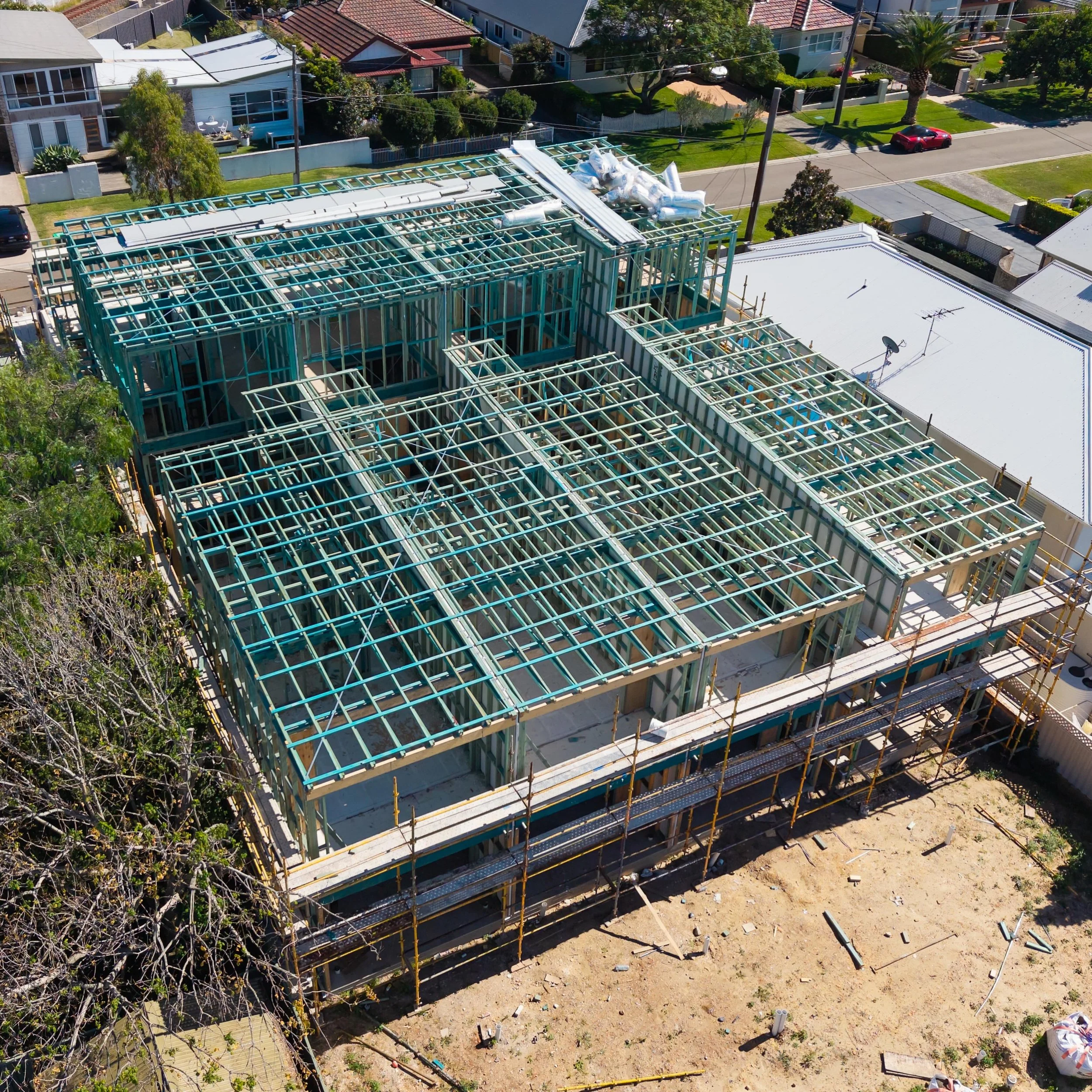 Our recent project completed in Cronulla - 4 dwellings consisting of a third storey ✅

Structural Carpentry &amp; Structural Steel all completed in-house, giving us full control from start to finish 🙌

&ldquo;&hellip;.your master carpenters&rdquo;
&