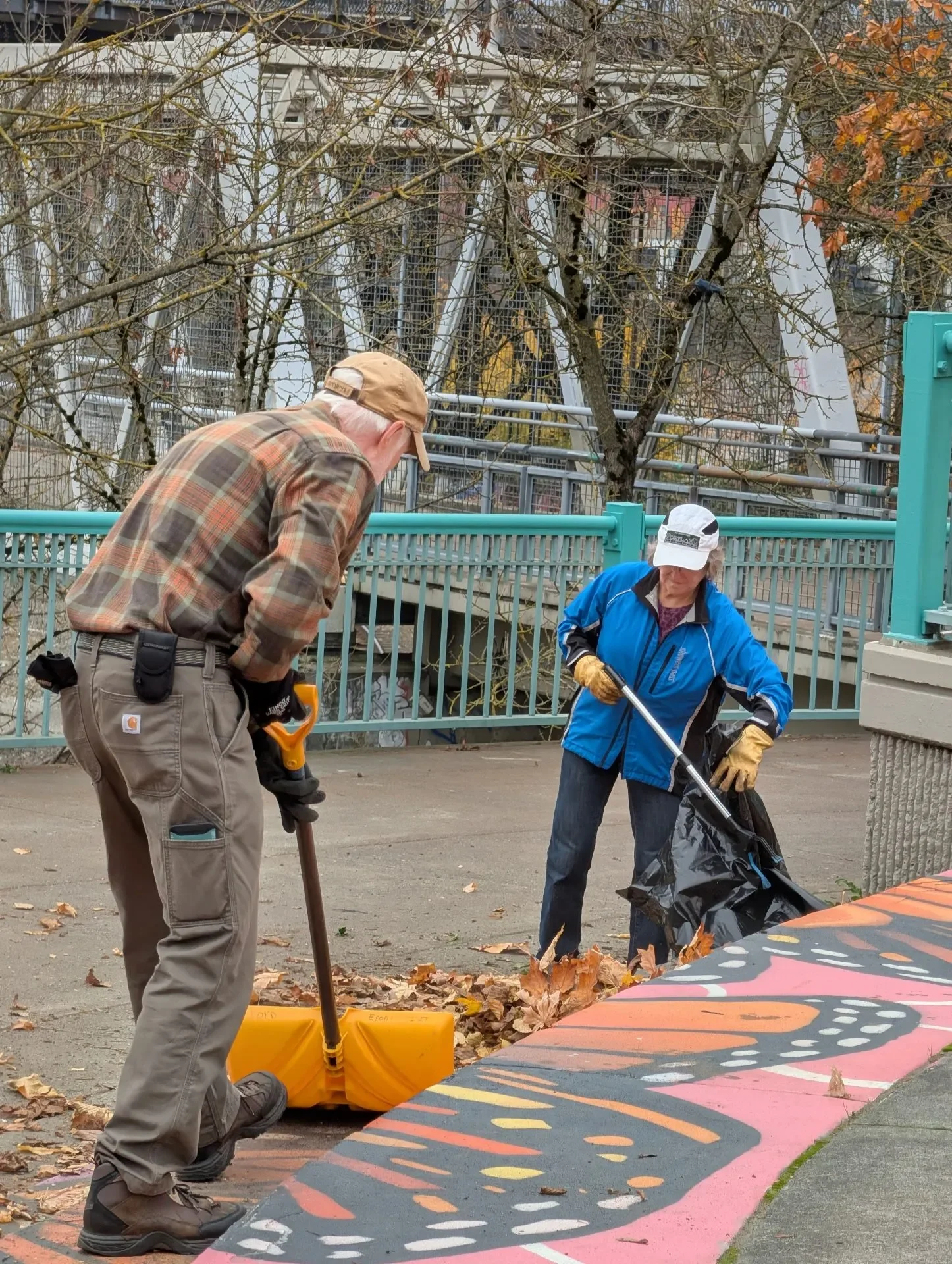 Armistice Day Cleanup at Peace Memorial Park
