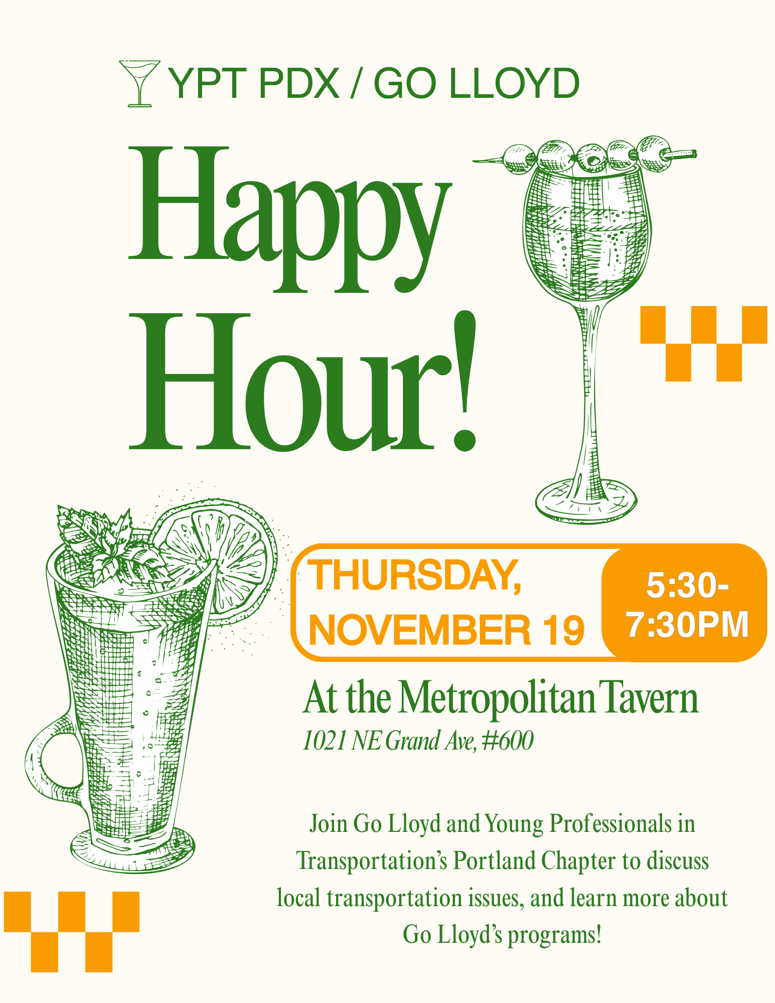 YPT PDX / Go Lloyd Happy Hour