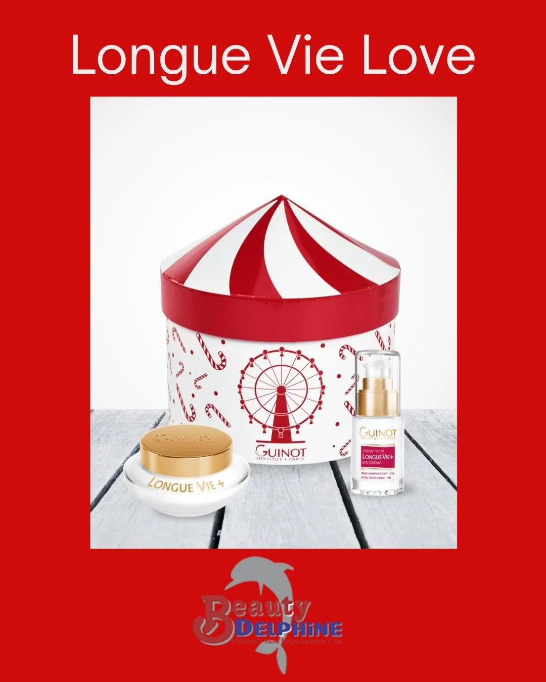 Longue Vie Love! ❤️ 

For years the Cr&egrave;me Longue Vie + has been one of the absolute favourites among the care classics, and now it comes in a luxurious Christmas set, along with the matching eye care. ✨

🌸 Long Life Cream +
▫️Rejuvenating cre