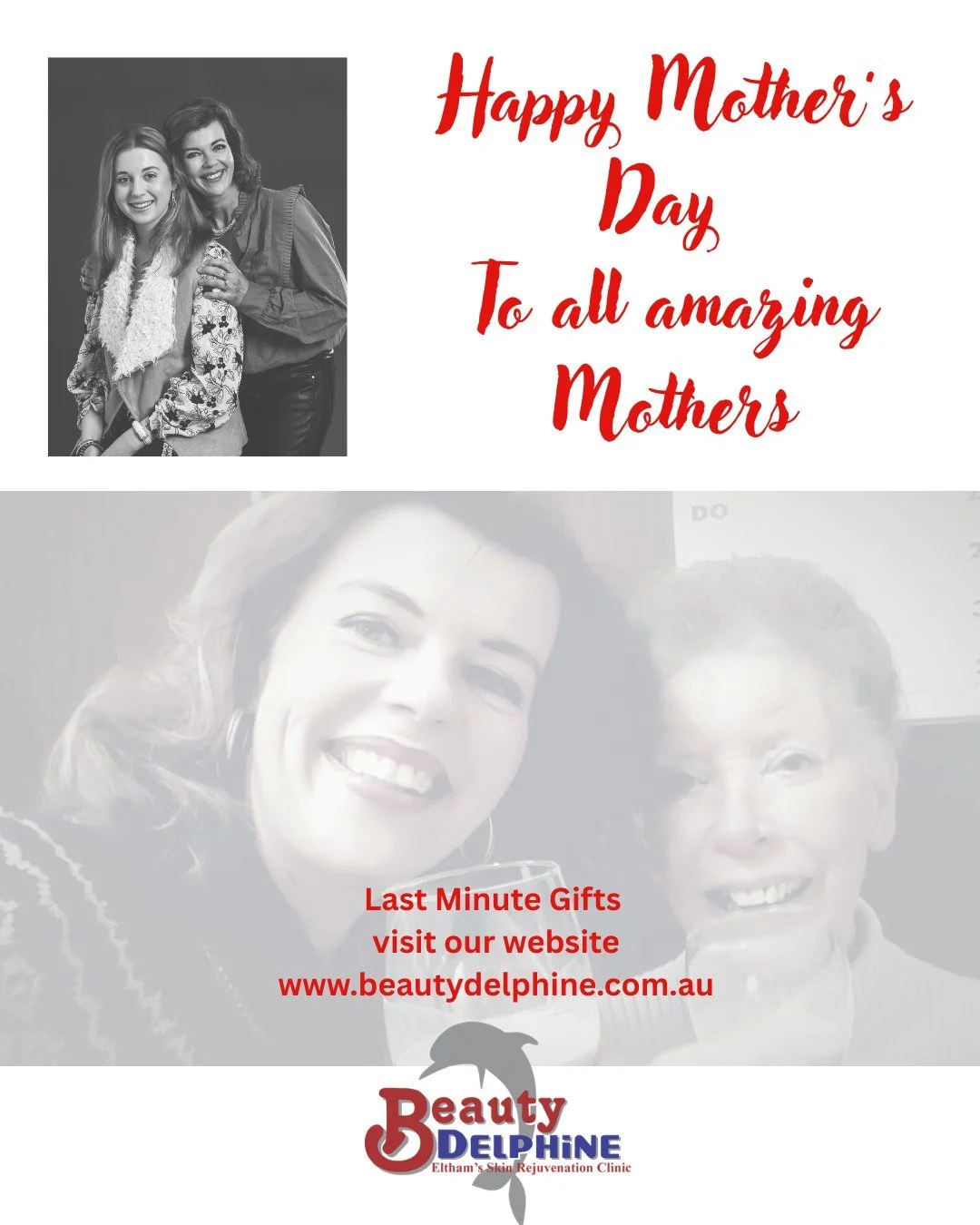 ❤Happy Mother's Day to all the amazing mothers in every form! 

💐Last-minute gift vouchers? Visit our web shop for online gift vouchers. 

https://www.beautydelphine.com.au/shop-all-poducts/gift-vouchers

📞0438112966

 #mothersdaygift  #eltham_town