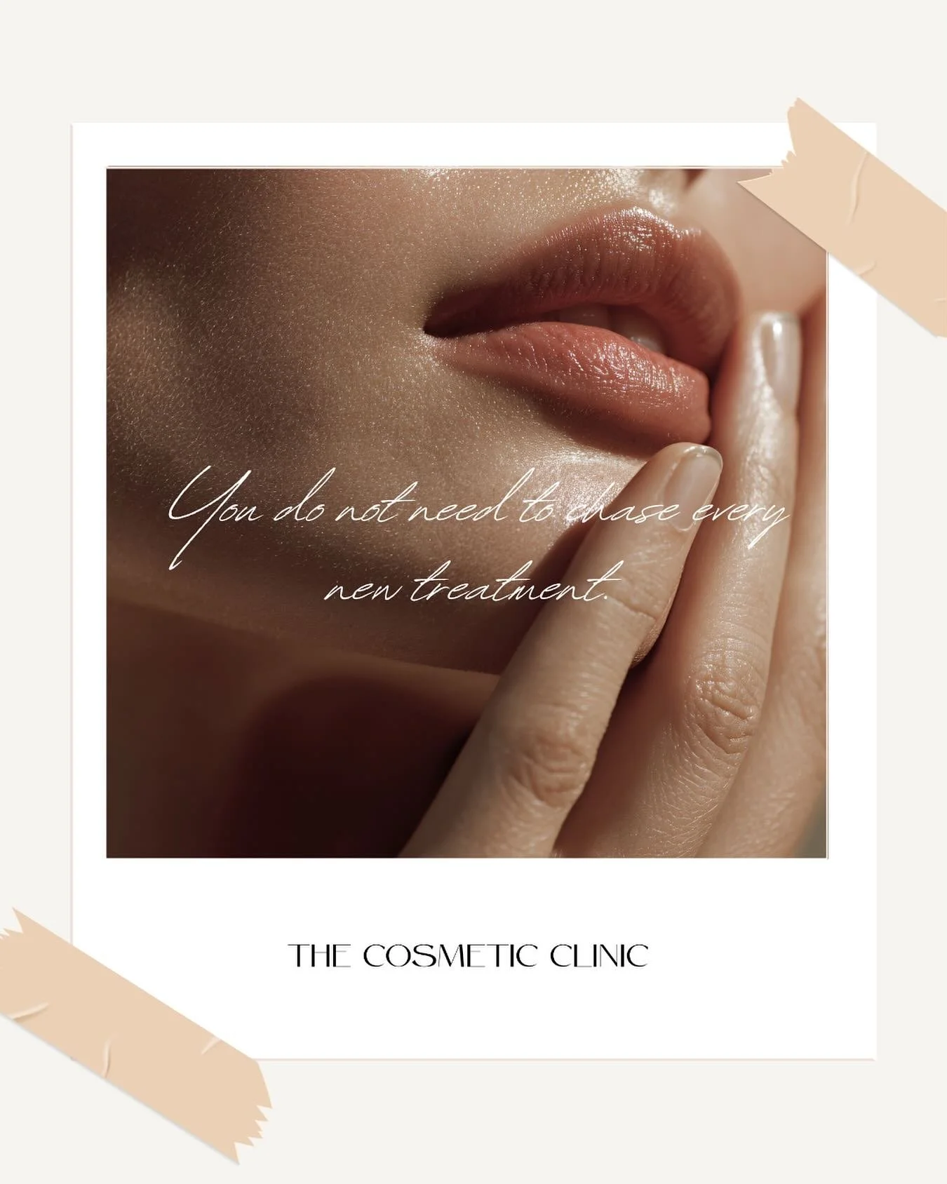 You do not need to chase every new treatment. 

 What matters most is whether something is appropriate for you, at this moment, in the context of your overall facial health. 

 Thoughtful care is selective. 

 Choose intention over impulse. 

 Your B