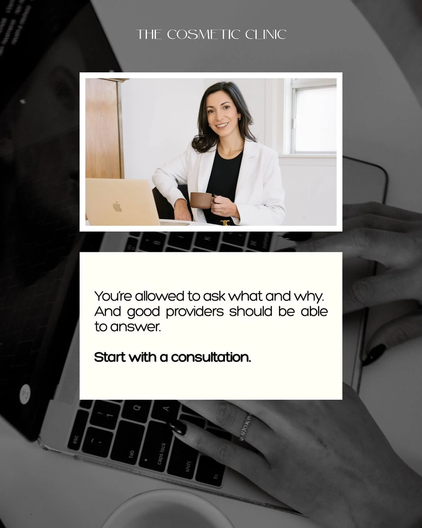 You&rsquo;re allowed to ask what and why. 

And good providers should be able to answer. 

Start with a consultation. 

That&rsquo;s where safe decisions begin. 

Your Beauty. Our Science.