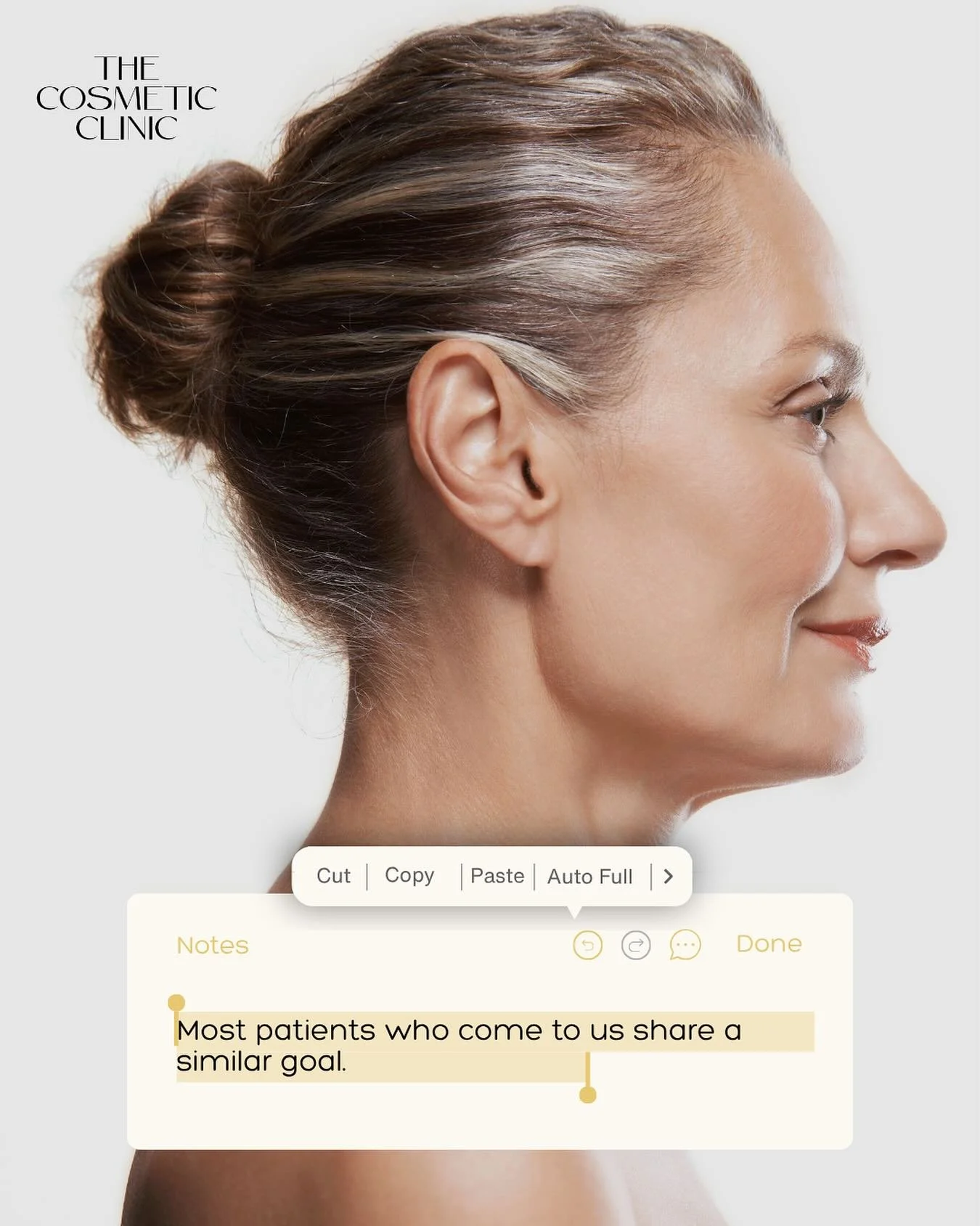 Most patients who come to us share a similar goal.

They want to look rested.

Healthier.

More like themselves again.

That outcome depends on us.

Treatments are introduced gradually. Areas are reassessed over time. Sometimes the most appropriate d