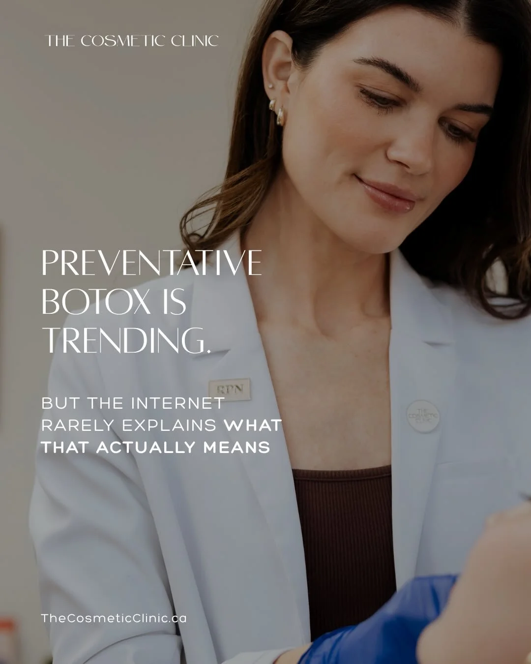 Preventative Botox is one of the most discussed topics in aesthetics right now. 

The reality is more nuanced than social media suggests. 

Neuromodulators can be helpful in some patients when strong muscle movement begins creating visible lines. For