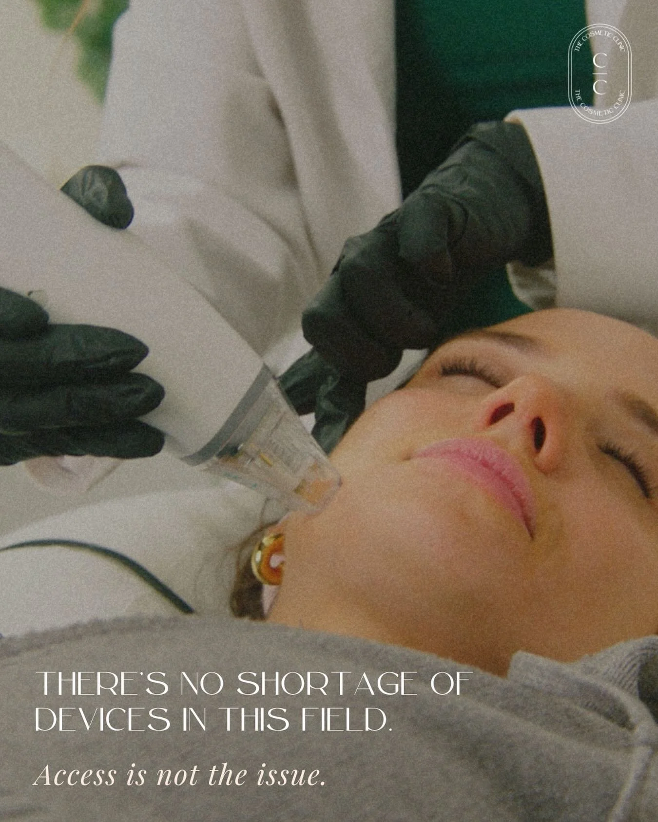 There&rsquo;s no shortage of devices in this field. 

IPL. 

PicoSure Pro. 

CO2. 

Radiofrequency. 

Microneedling. 

Access is not the issue. The decisions are what&rsquo;s important. 

When to use them. Where to use them. Whether to use them at al