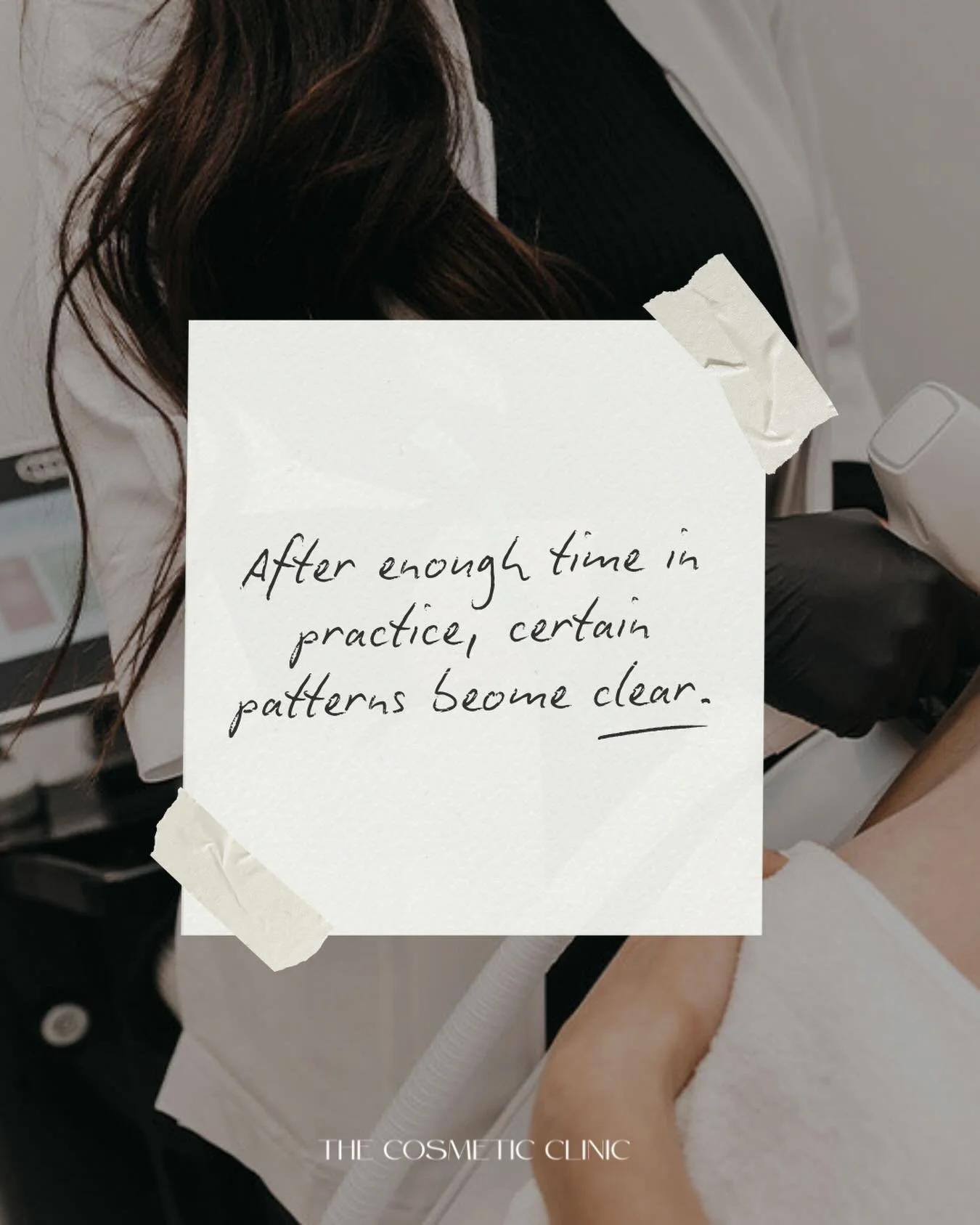 After enough time in practice, patterns become clear.

What holds up. What drifts. What needs correction later.

What you need for the outcome you want. 

As the medical provider and as the artist.

Your Beauty. Our Science.