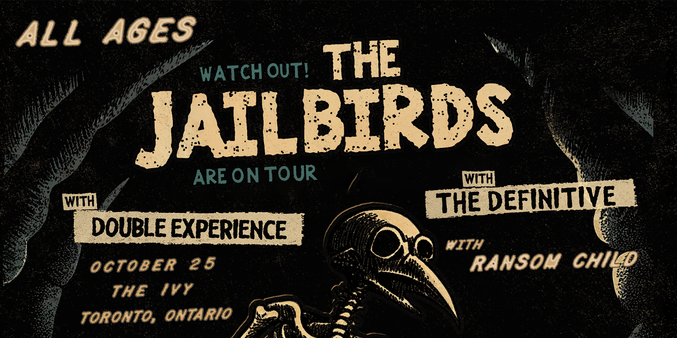 The Jailbirds w/ The Definitive, Double Experience & Ransom Child
