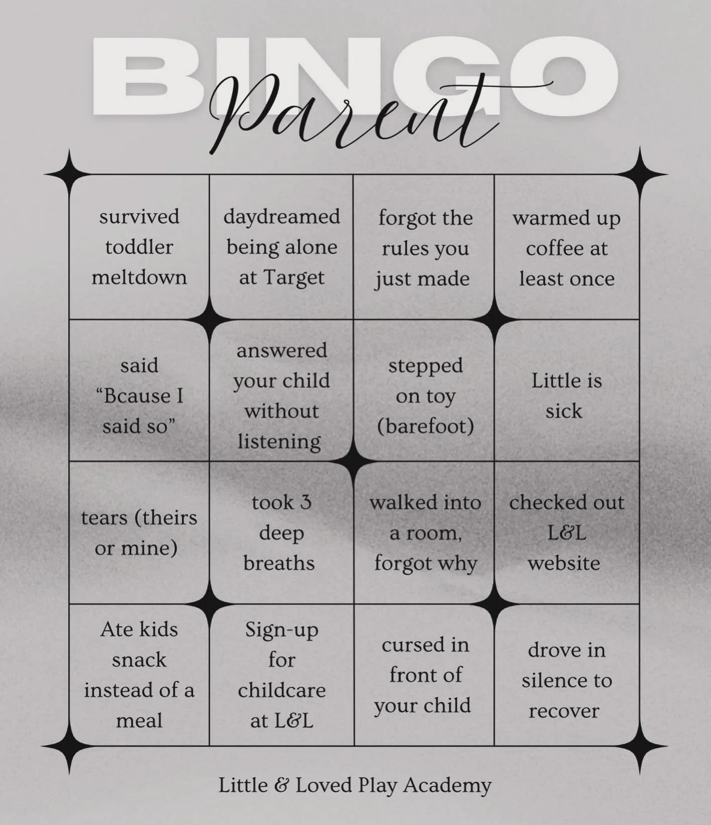 ✨SUNDAY CHAOS CHECK-IN 
Drop a &ldquo;🧃&rdquo; for every square 

Add yours 👇🏽 
&ldquo;This week I also____&rdquo; 

#sundayparentcheckin #parentbrainchaos #preschoolteacher #prek